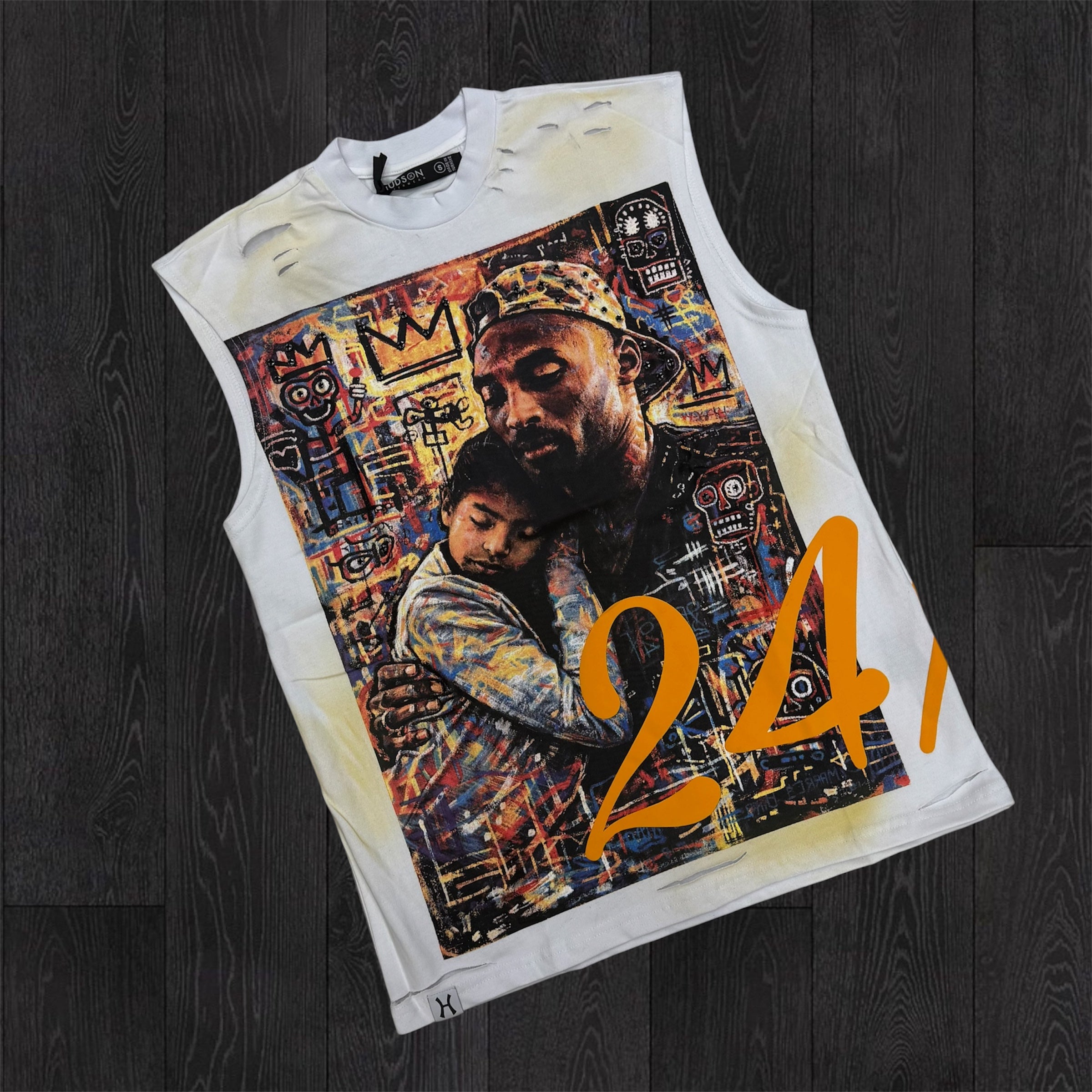 HDSN - Kobe Sleeveless Tee - White 713