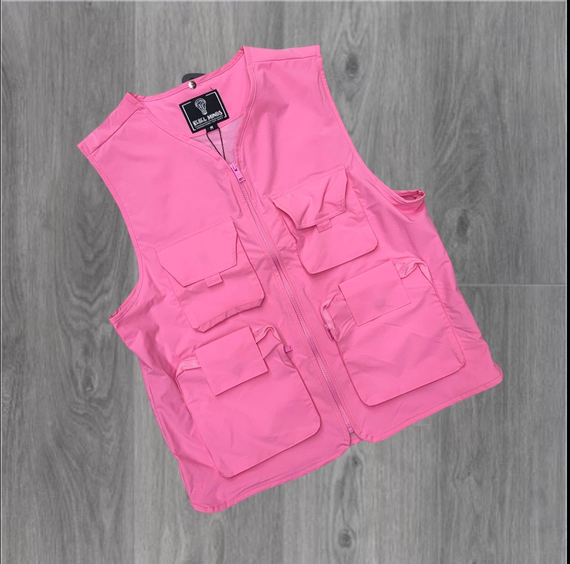 Rebel - Utility Nylon vest -pink- 510