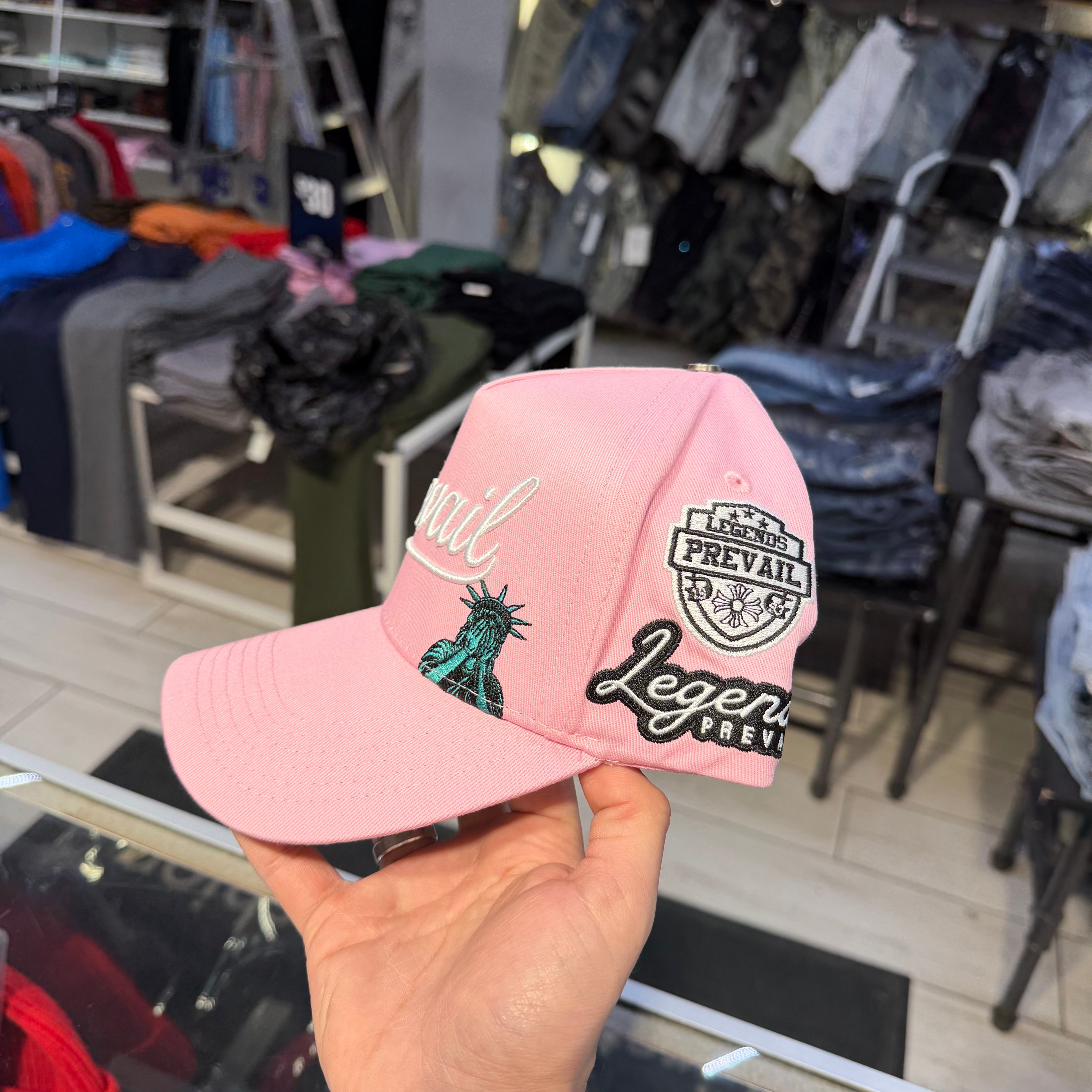 Prevail - Patch Trucker Hat - Pink