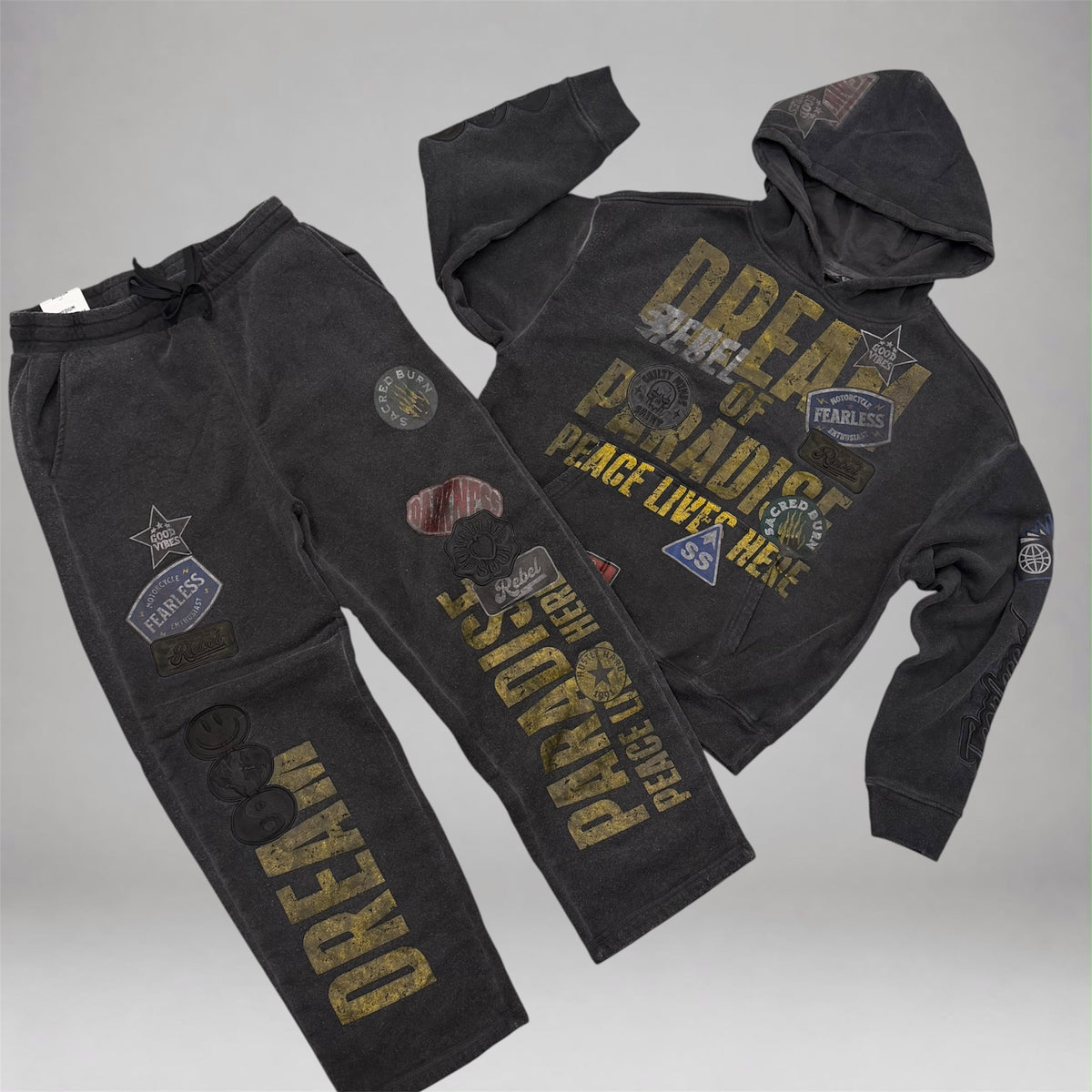 Rebel - Dream Patches Set - Black 333 433