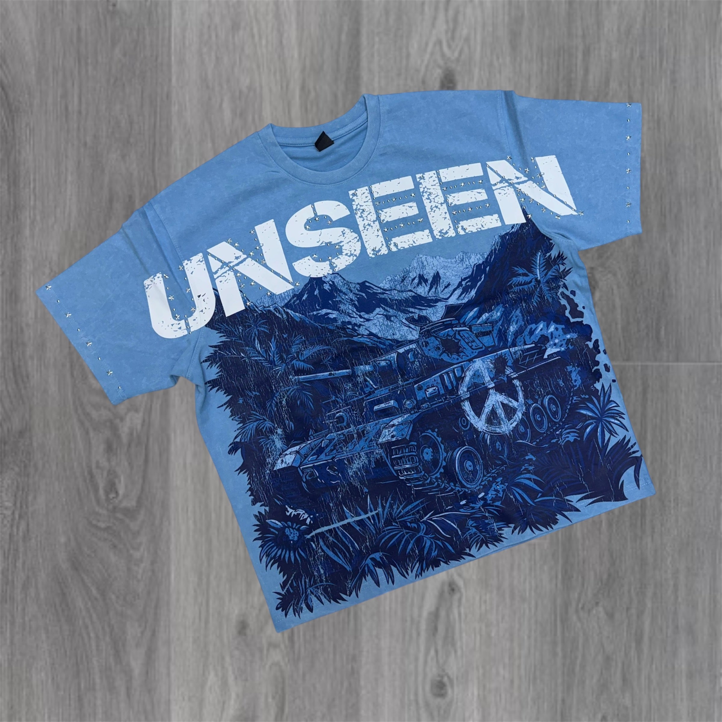 Elite - Unseen Embellish Tee - Blue 1129