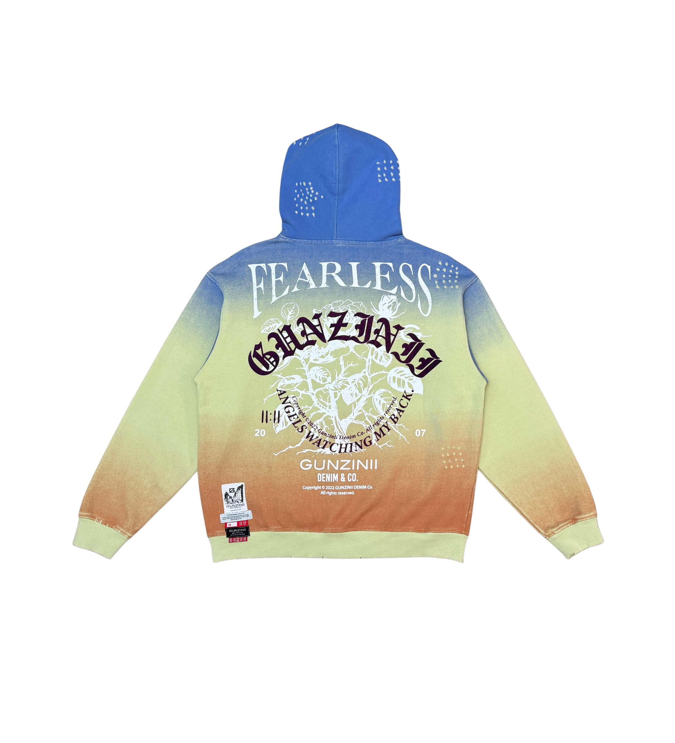 Gunzinii - Fearless Zip Hoodie - D.SAGE - GZ538