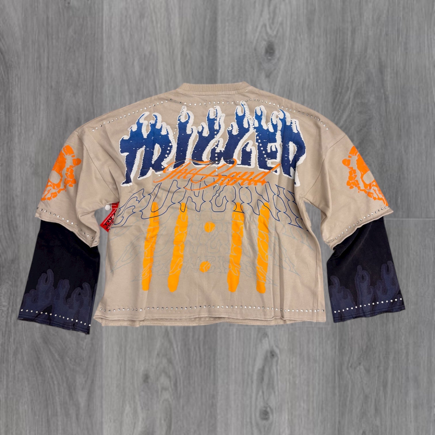 Gunzini - TRIGGER Crop L/S Tee - KHKI - Gz830