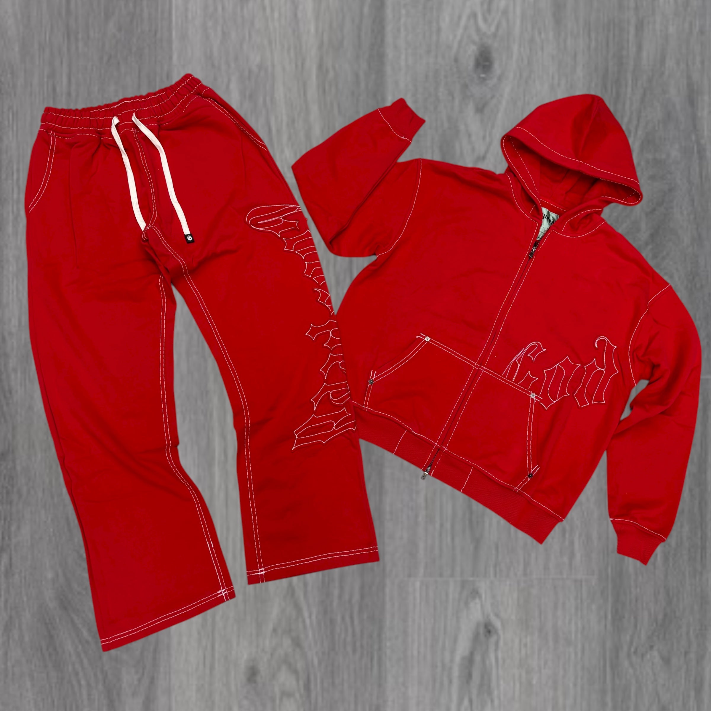 GODSPEED - Classic 2.0 Zip Sweat suit - RED