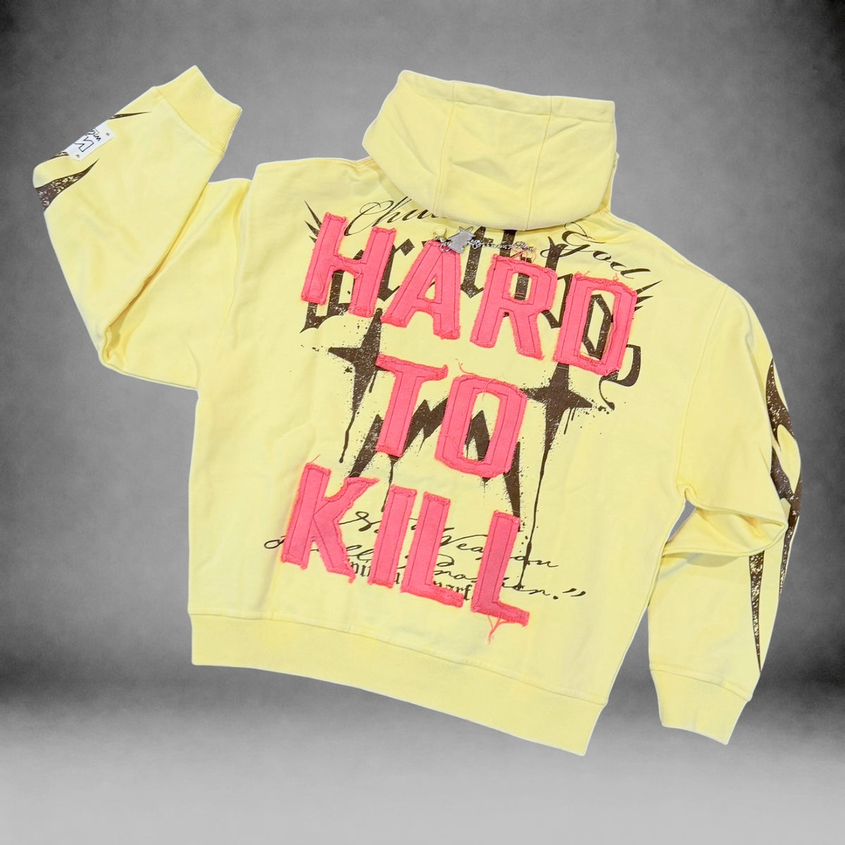 WrathBoy - Hard To Kill Zip Hoodie - Light Yellow - 618