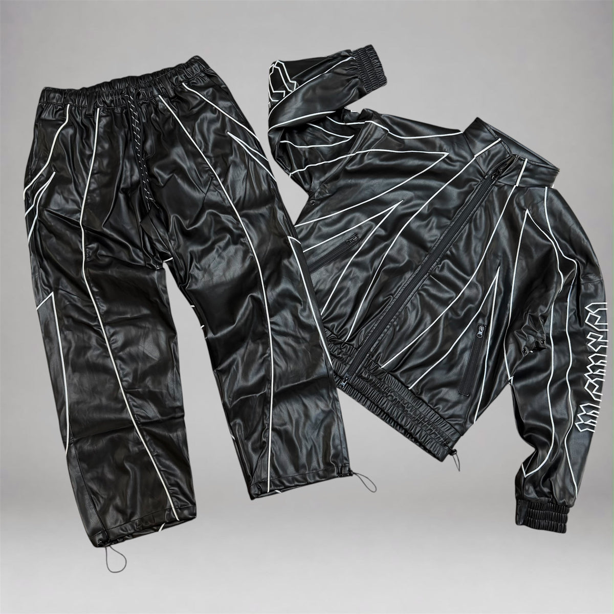 Rise - Leather Stacked Set - Black 603