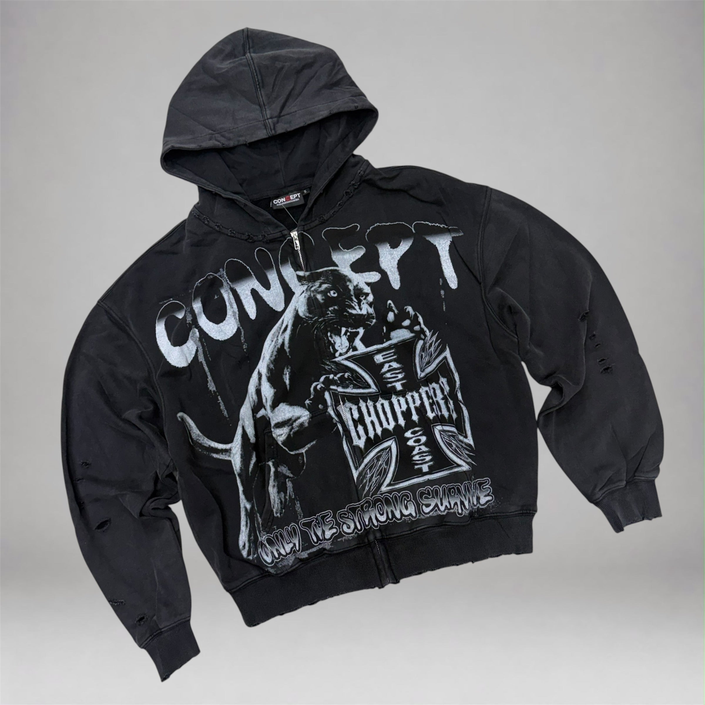 Con - Survival Zip Hoodie - Black W 3