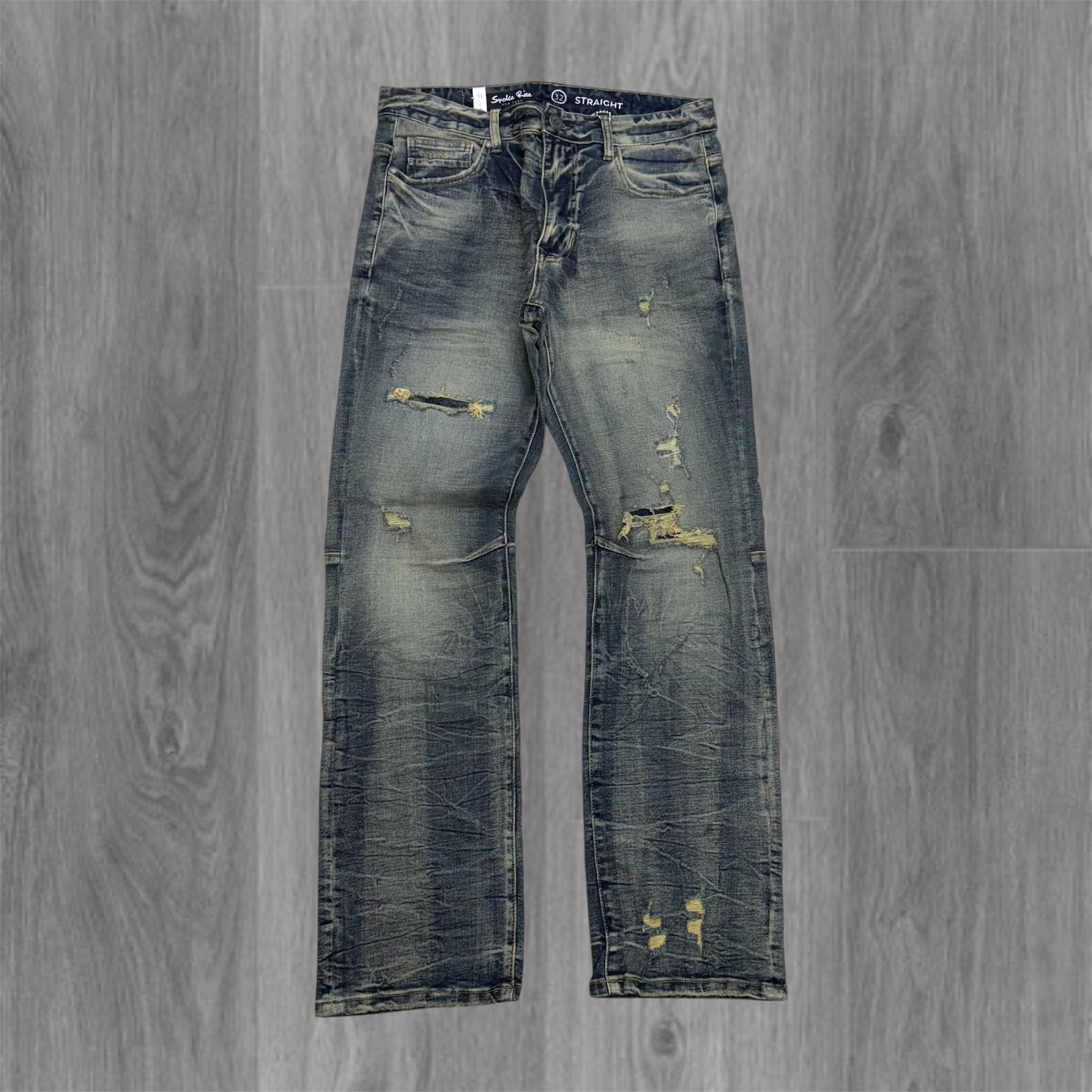 Rise - wisker effect Denim - Vail.B - 25508