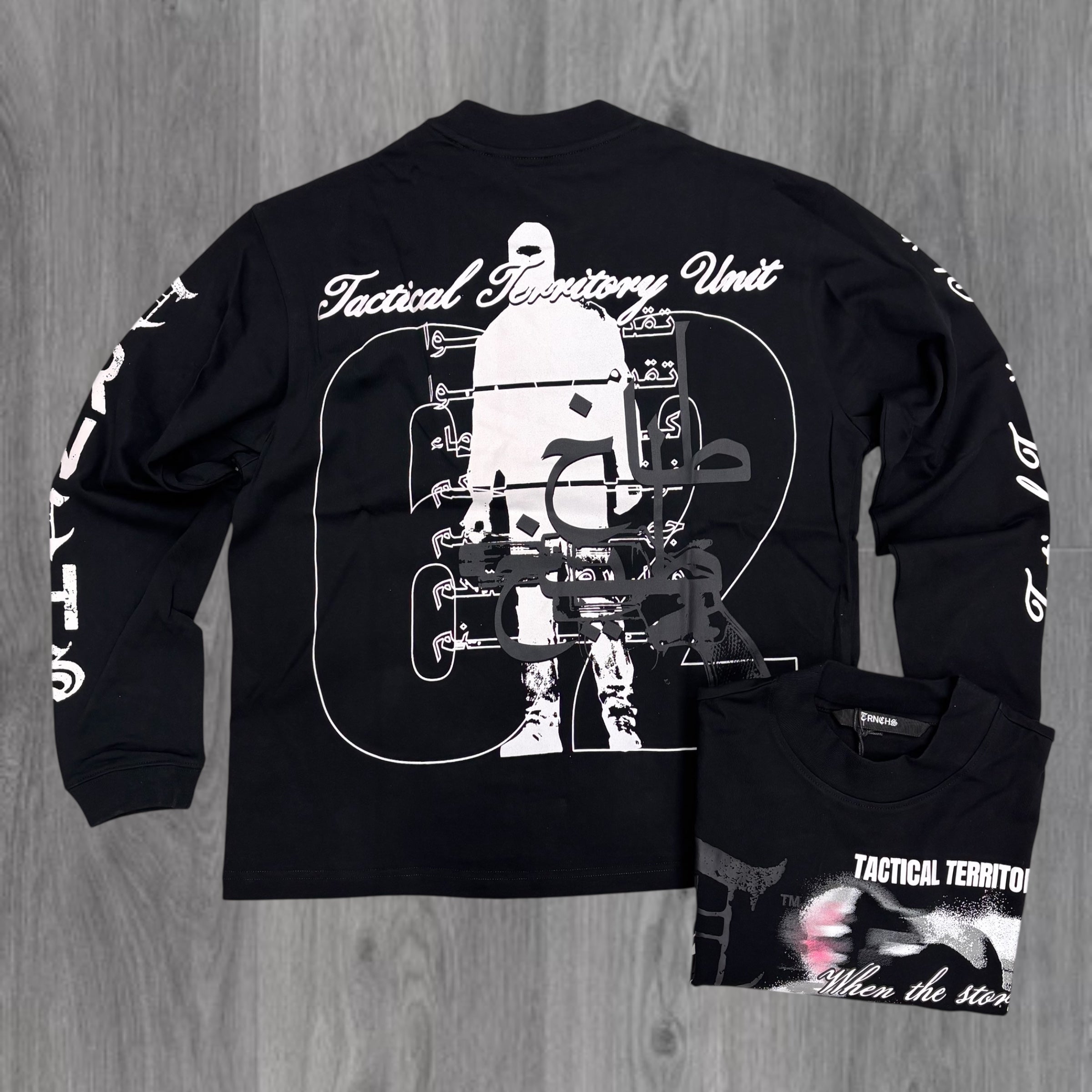 TRNCHS - KHANDAQ L/S Tee - BLK - 05