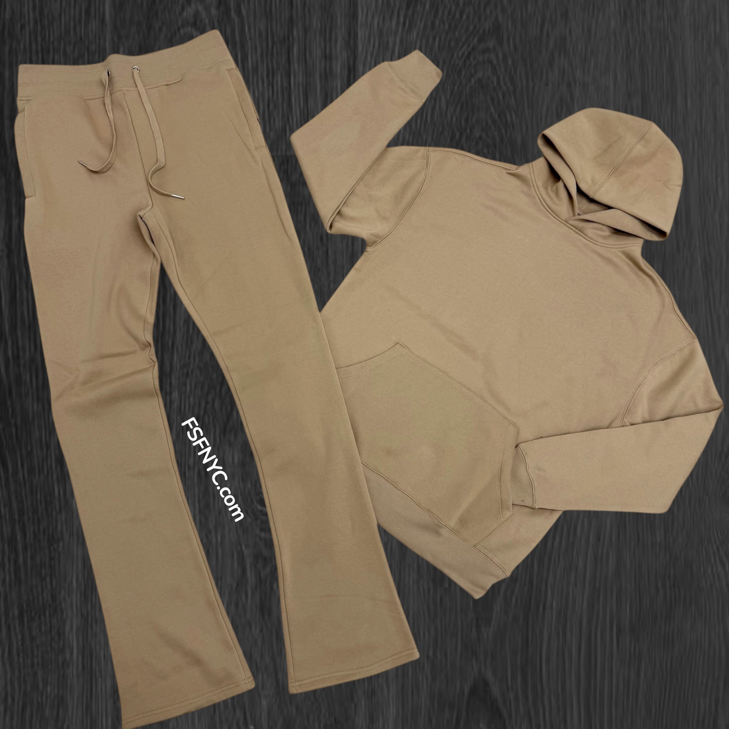 Narr - STACKED UpTown Sweat Suit - Hummus - 1081