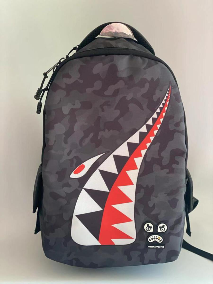 Approved Backpack shark Black Camo