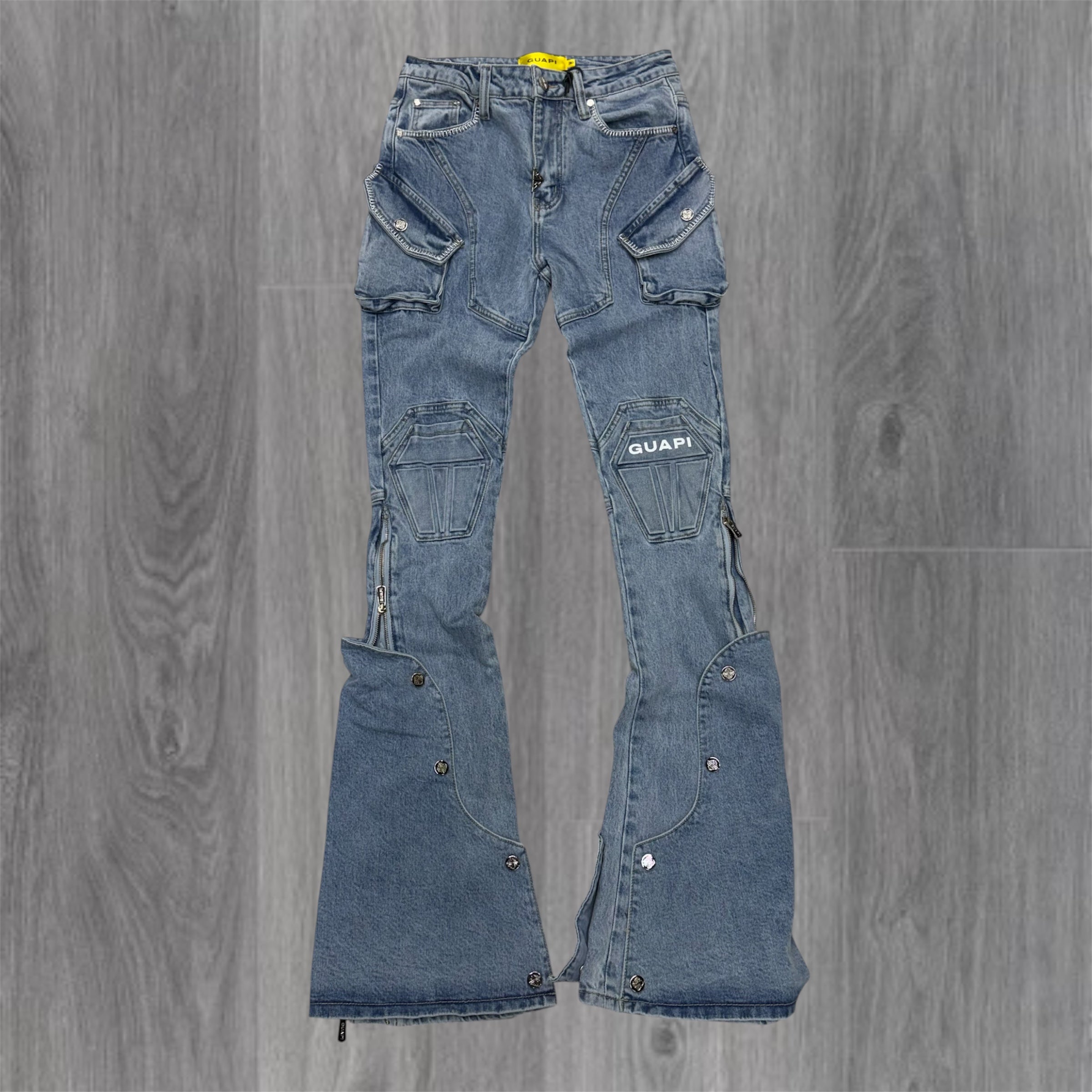 GUAPI - Coffin Arc Denim - Aqua Blue