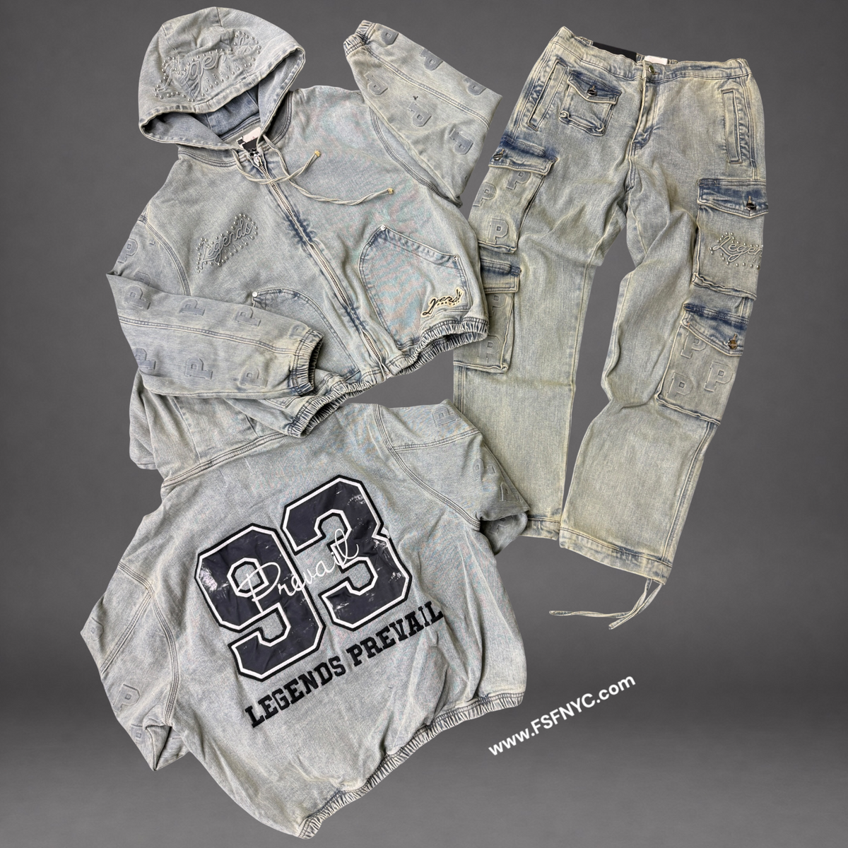 Prevail - LP Jean Set - Light Blue