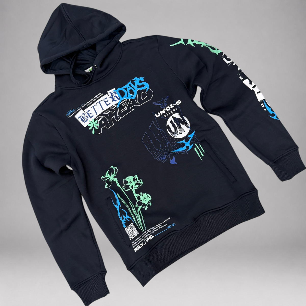 UNDRTD - Better Days Hoodie - Dk Raisin Navy 5608