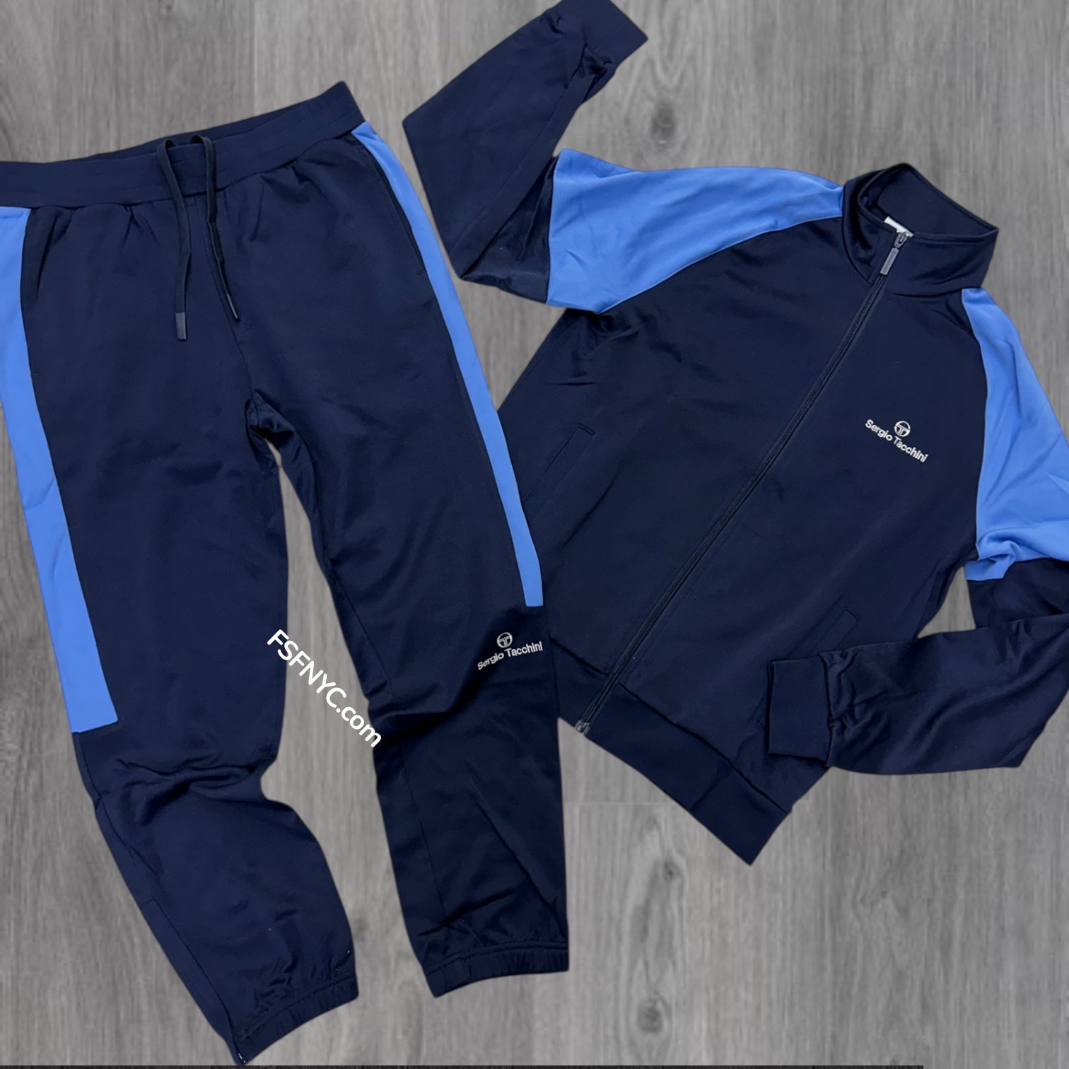Sergio Tacchini - Spacco Track Set - Maritime Blue