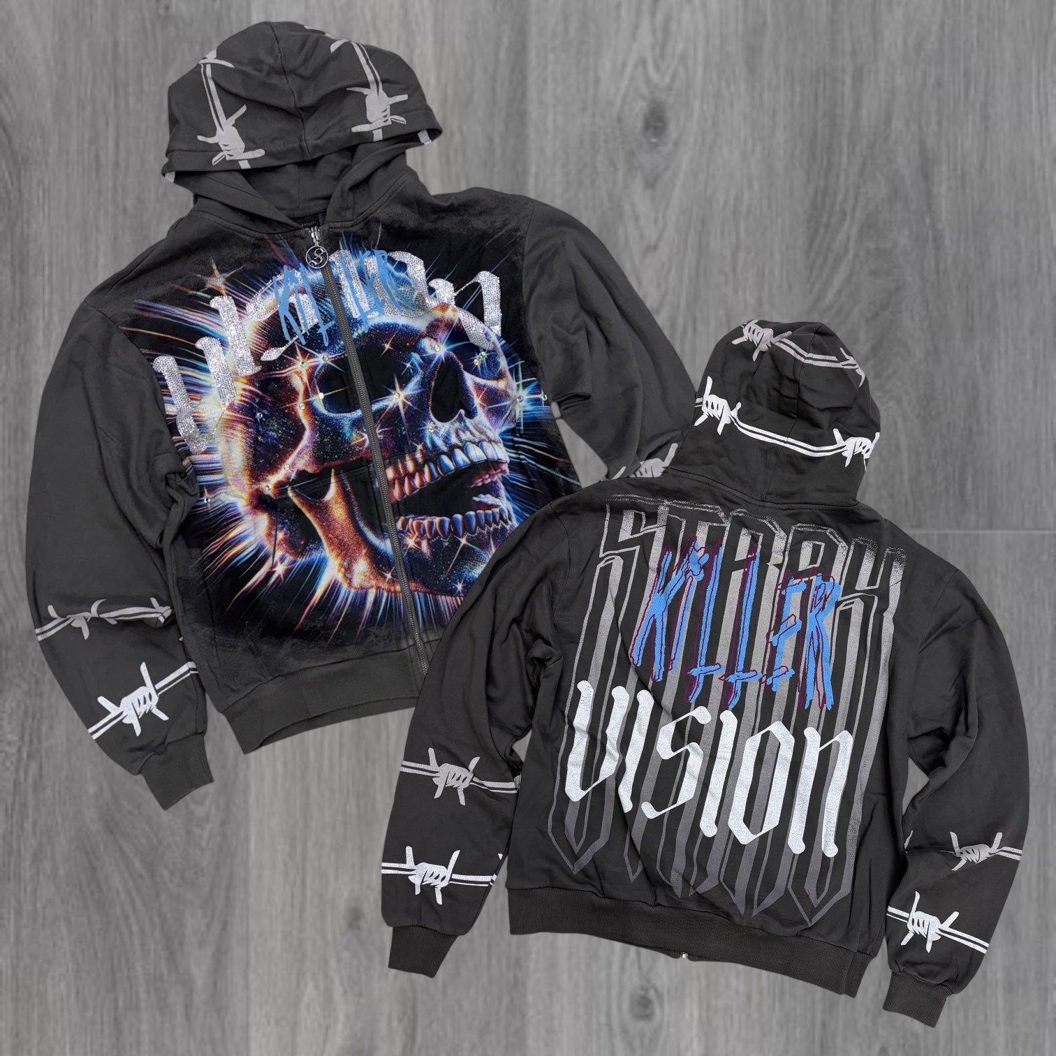 Stray - VISION Zip Hoodie - CHRCL - 1503