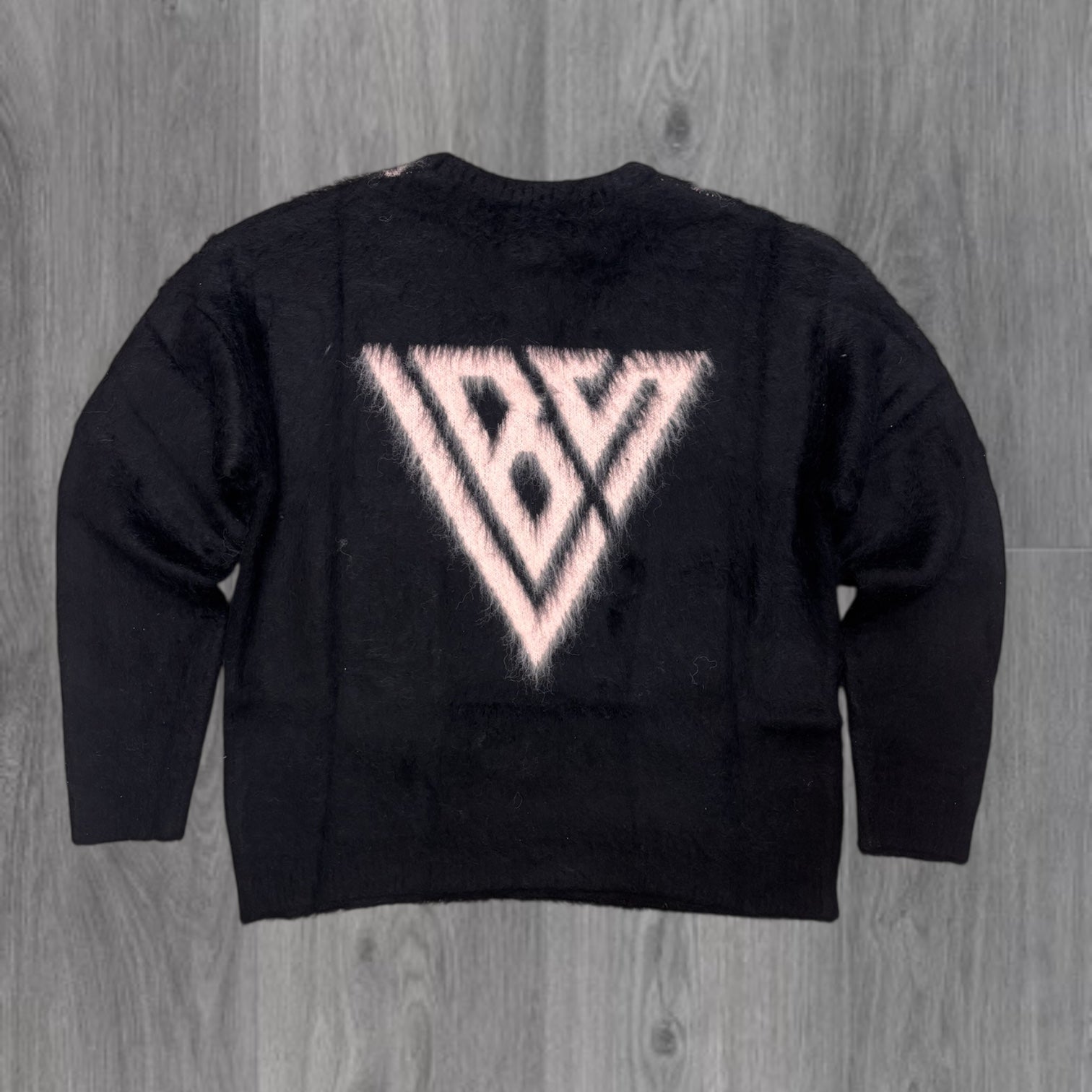 Valabasas - FELIDAE Mohair Sweater - BLK/Rose Pink - 1004