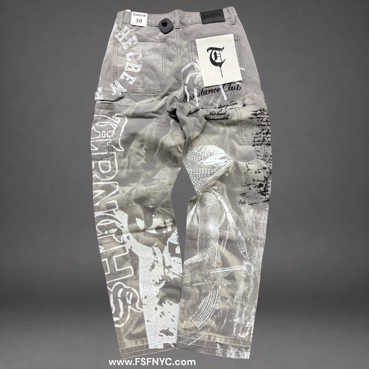 TRNCHS - Built By Blood Denim - Grey