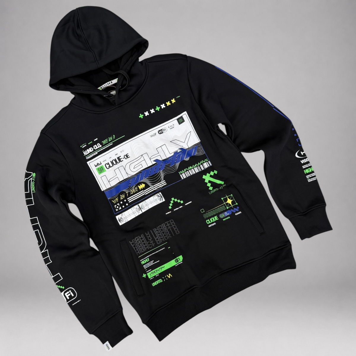 UNDRTD - Future Hoodie - Black 5612