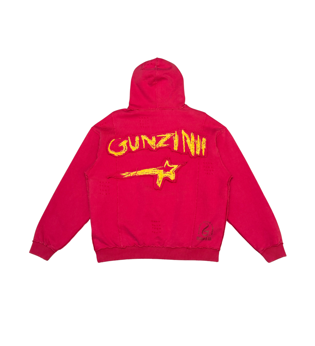 Gunzinii - Premium Clean Hoodie - RED - GZ577