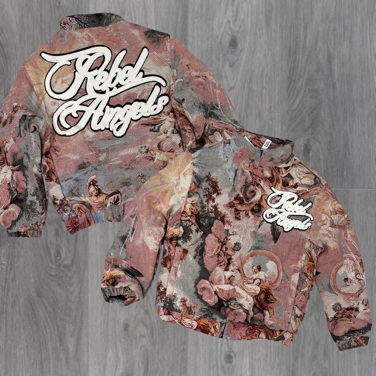 REBEL - ANGELS Jacquard Jacket - MULTI - 518