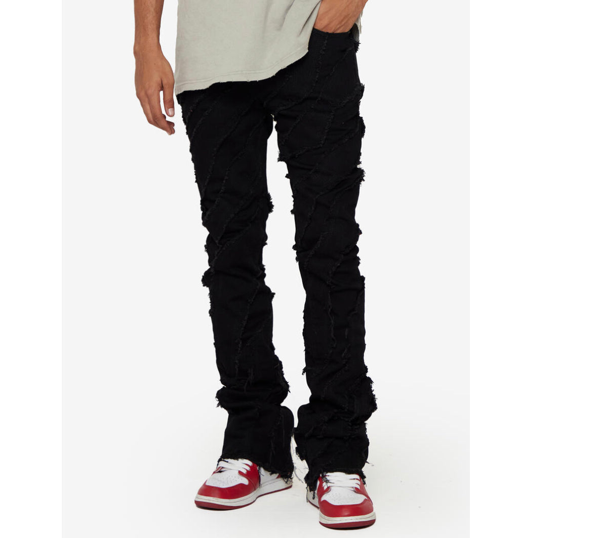 Valabasas SABER Stacked Denim Black Waxed 2720