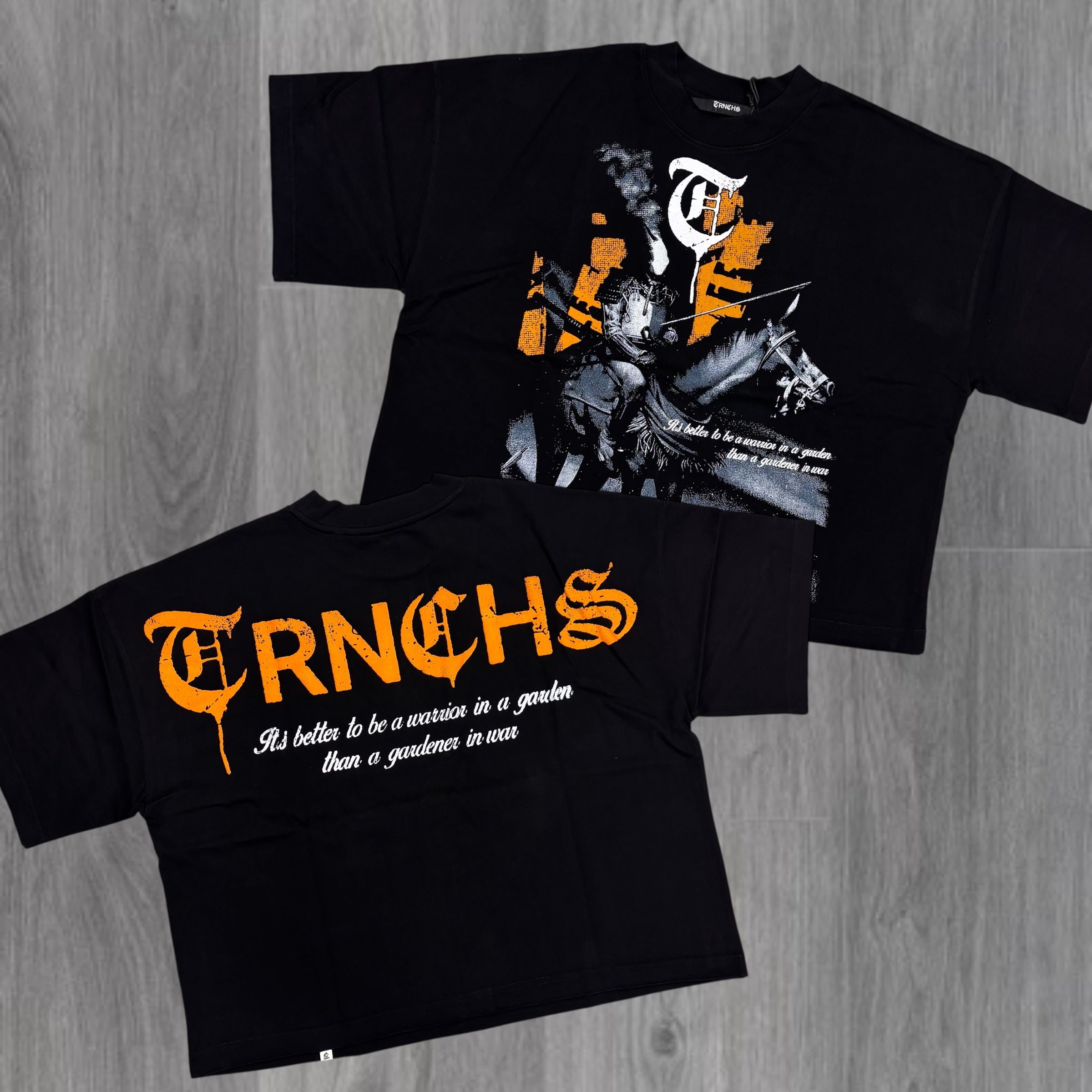 TRNCHS - GARDEN Tee - BLK - 02