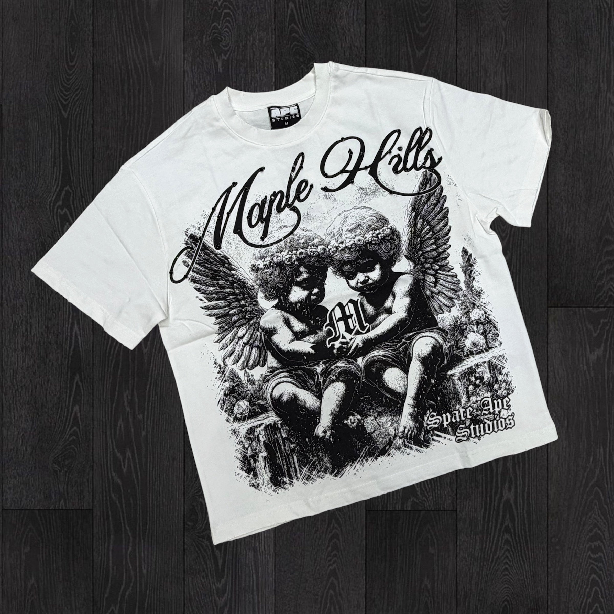 Space - Angel NYC T-shirt - White- TS11