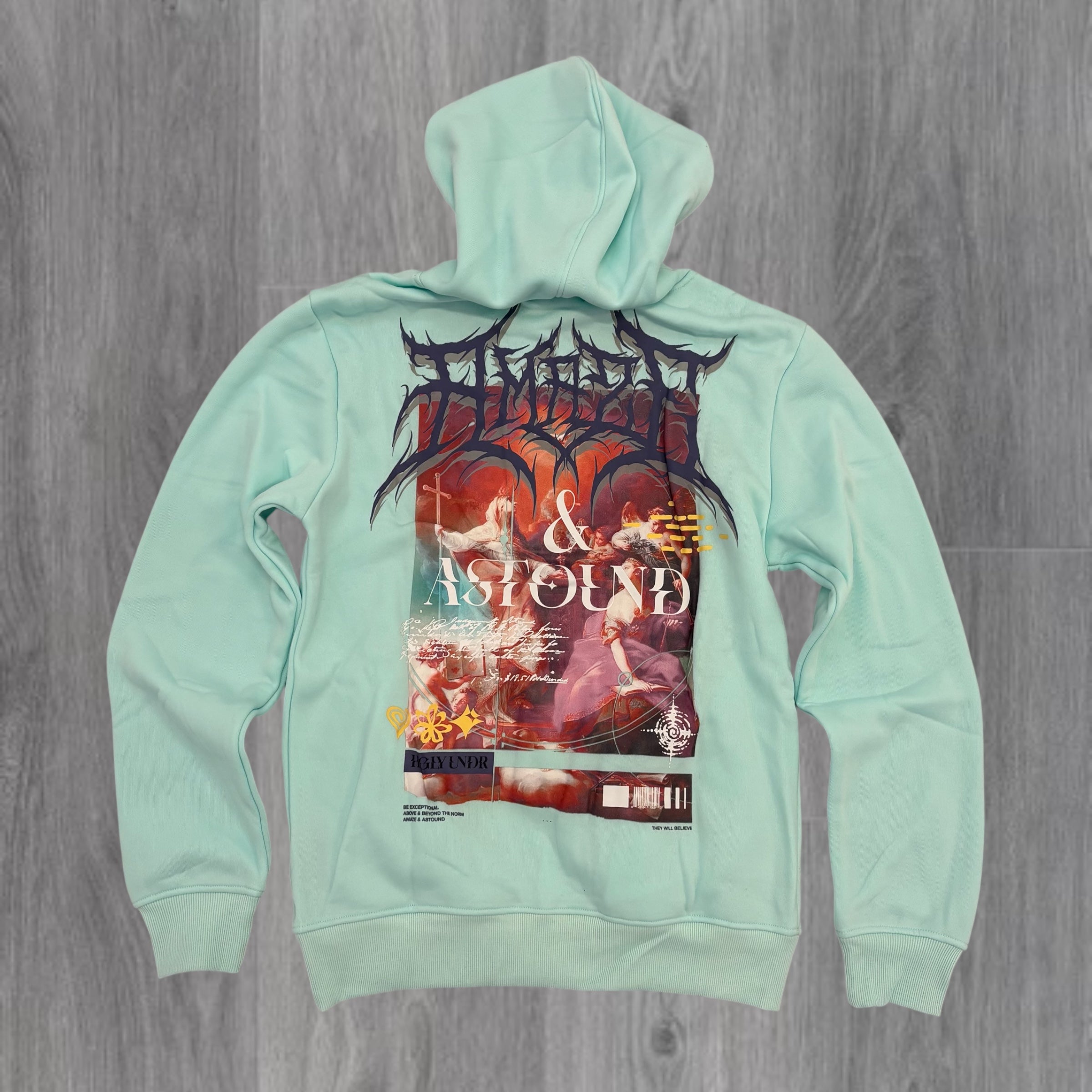 UNDRTD - Stacked ASTOUND Sweatsuit - AQUA - 5605 5205