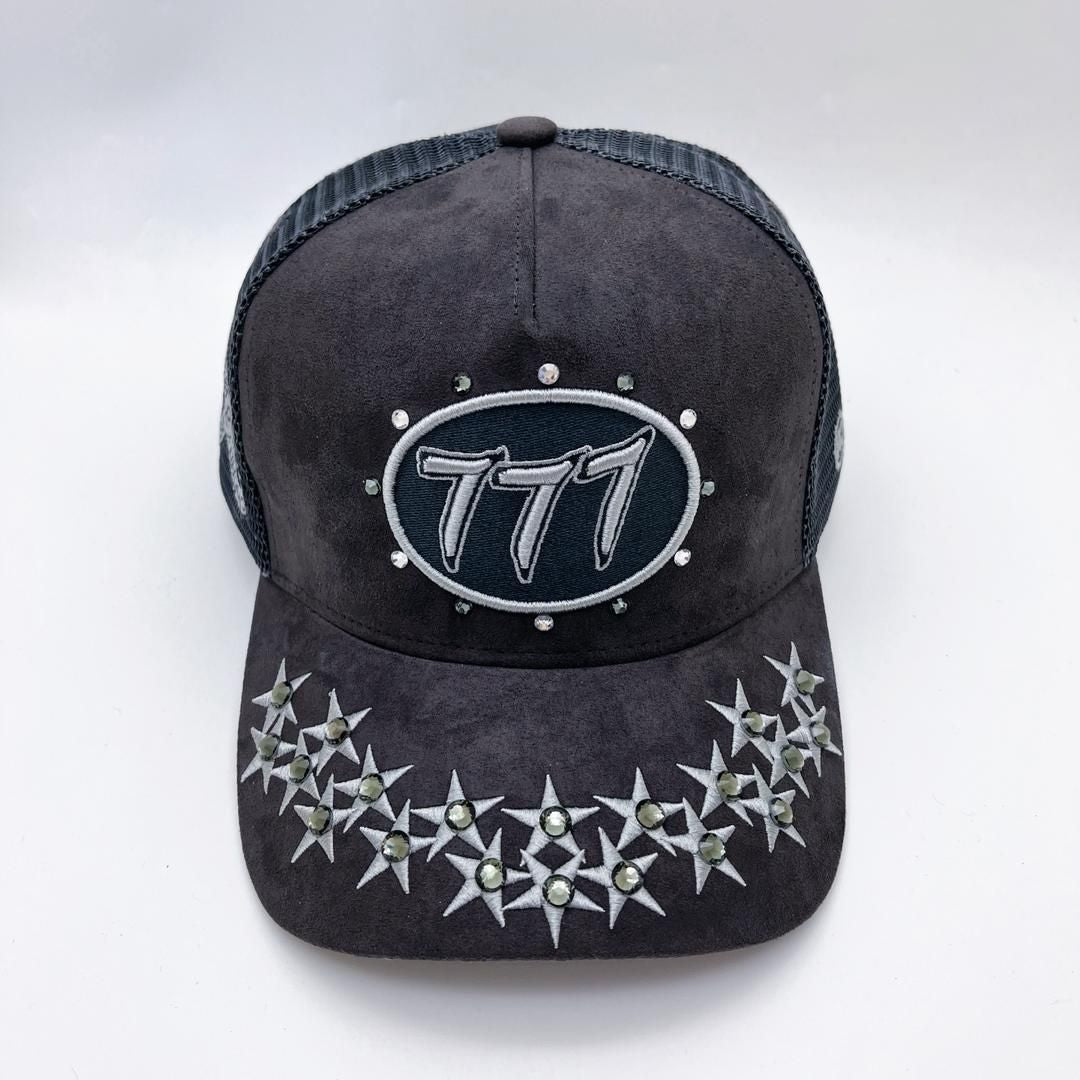 Hudson - 777 Circle Trucker hat - Grey V1