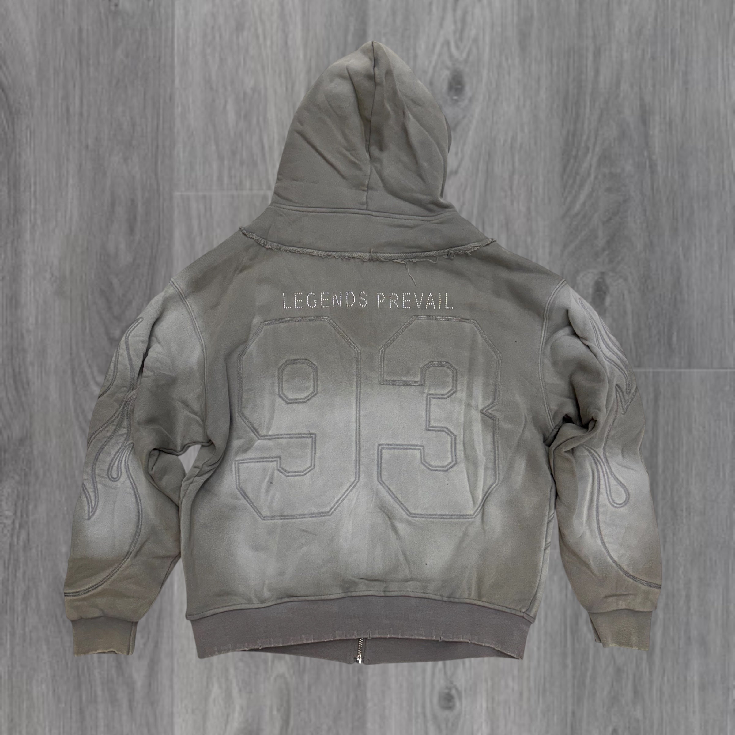 Prevail - Heavy Embossed Sweat suit - Grey