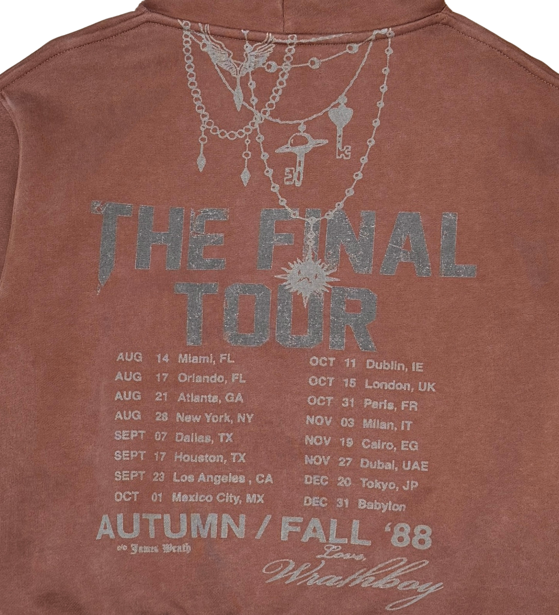 WRATHBOY - Babylon Hoodie - Brown - 053 Z