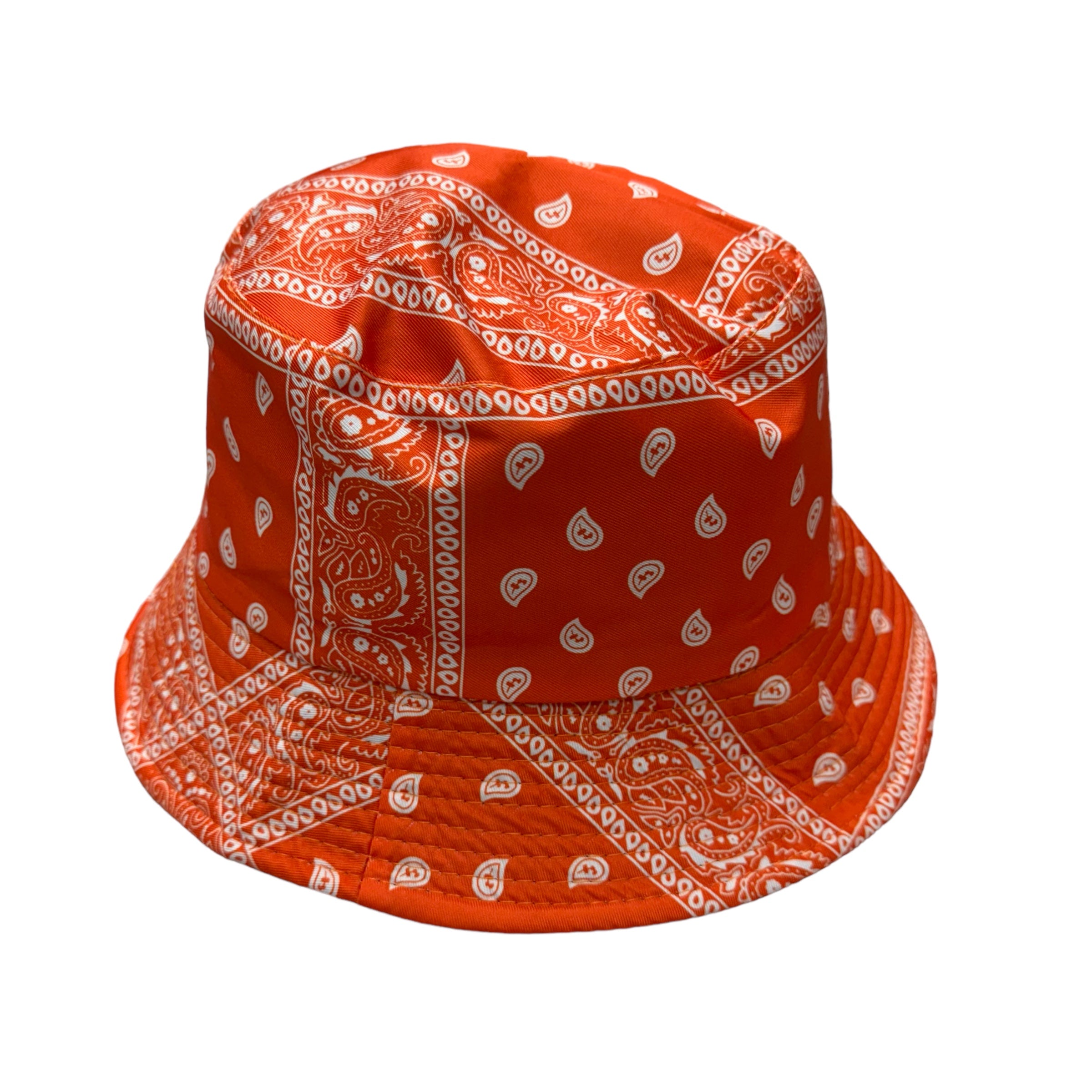 Bucket Hat Paisley orange