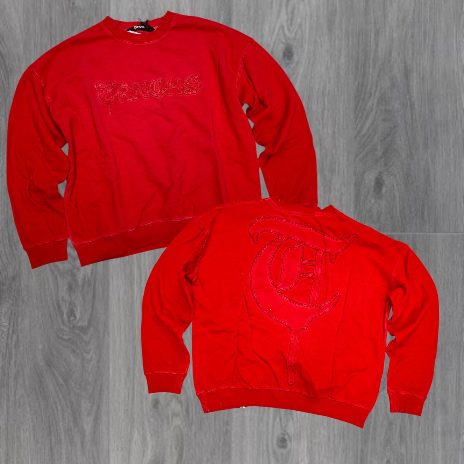 TRNCHS - “MAWADA” Crewneck - RED - 881
