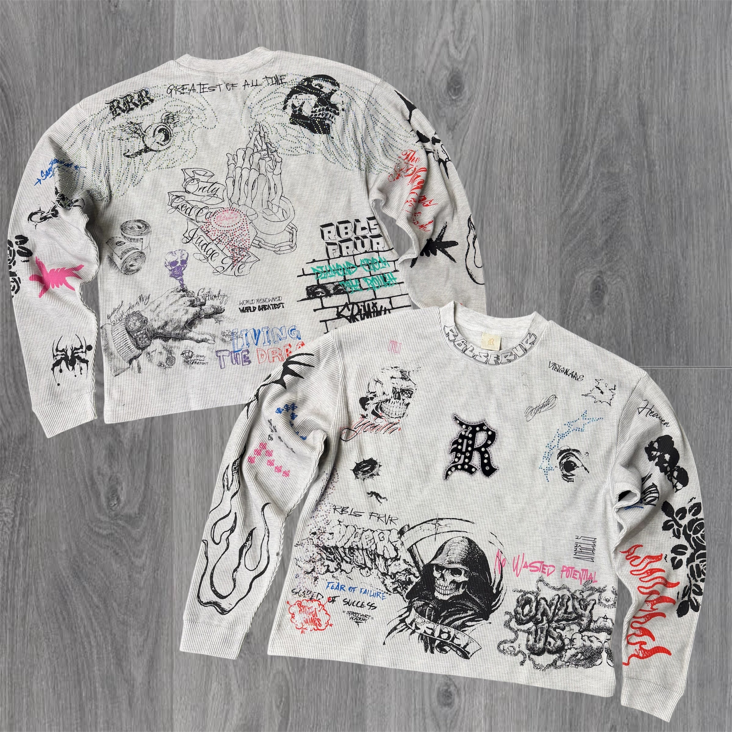 R - Thermal long se leave T-shirt - White - 31201