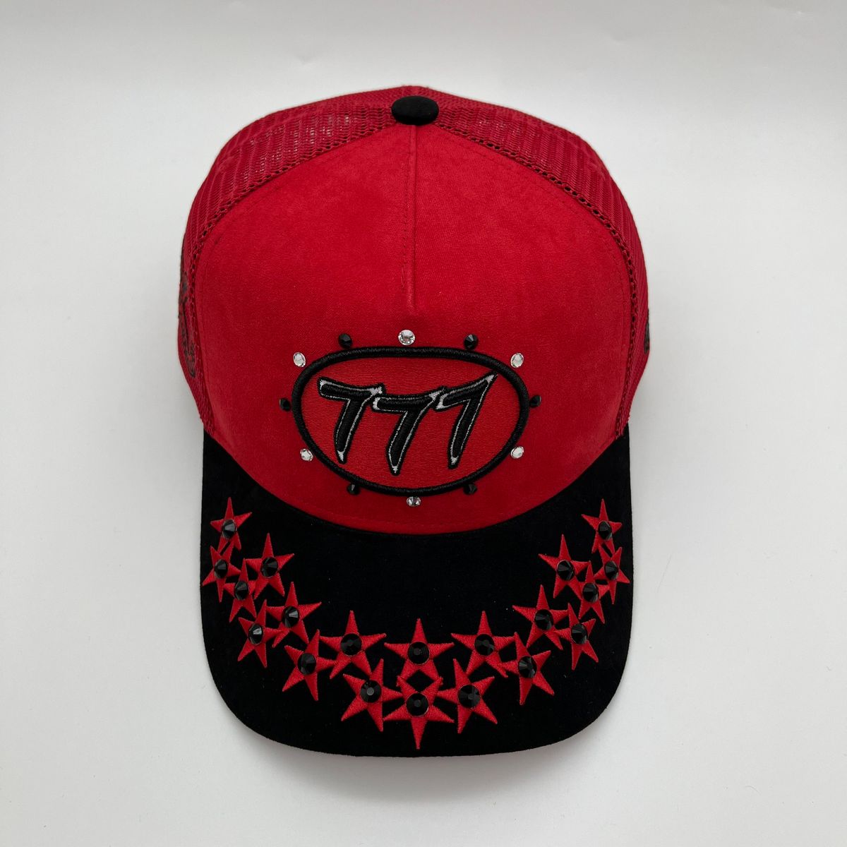 Hudson - 777 Circle Trucker hat - RED V1