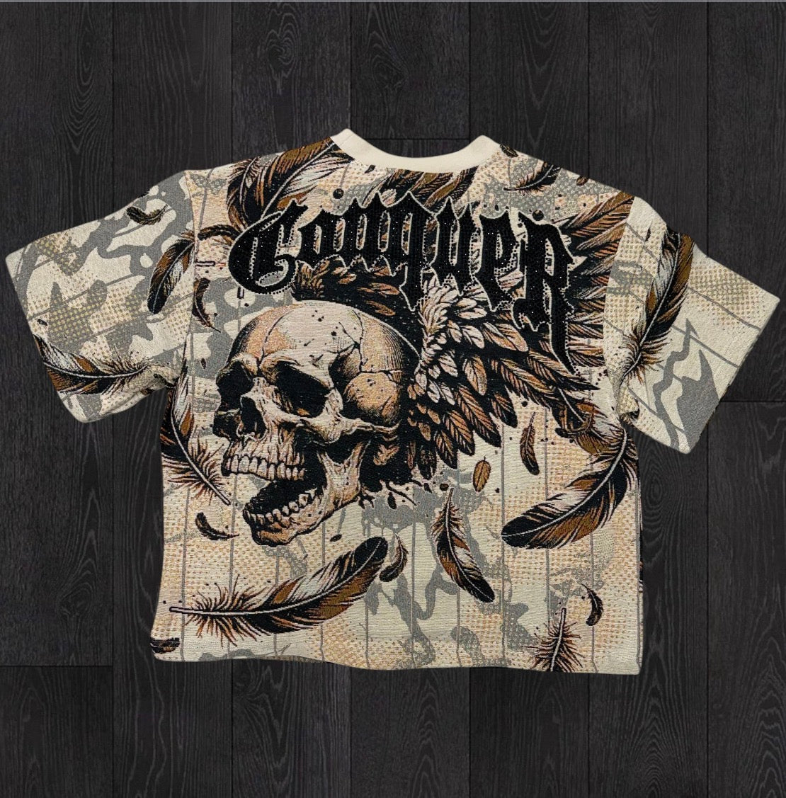 Rebel - Tapestry Shirt - Cream - 703