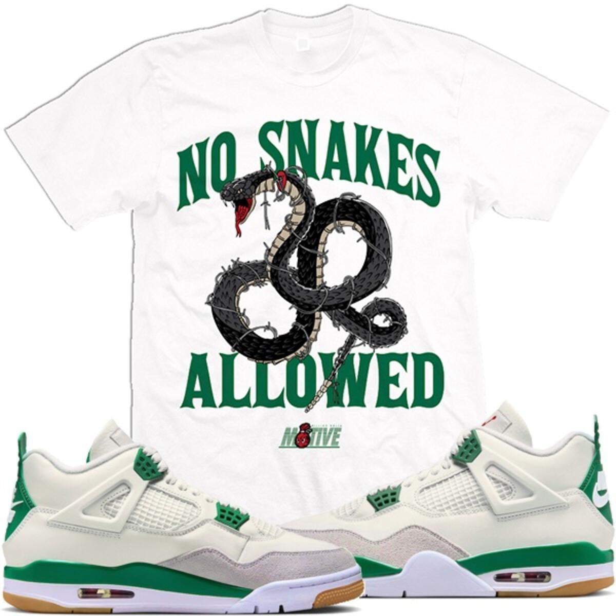 Motive No snakes T-shirt white