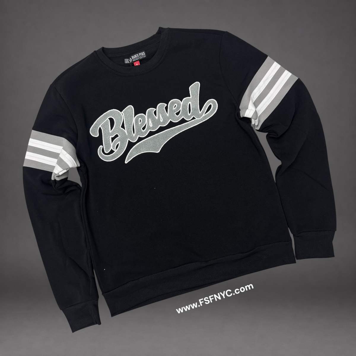 Pike - Blessed Crew Sweatshirt - Black - 2613