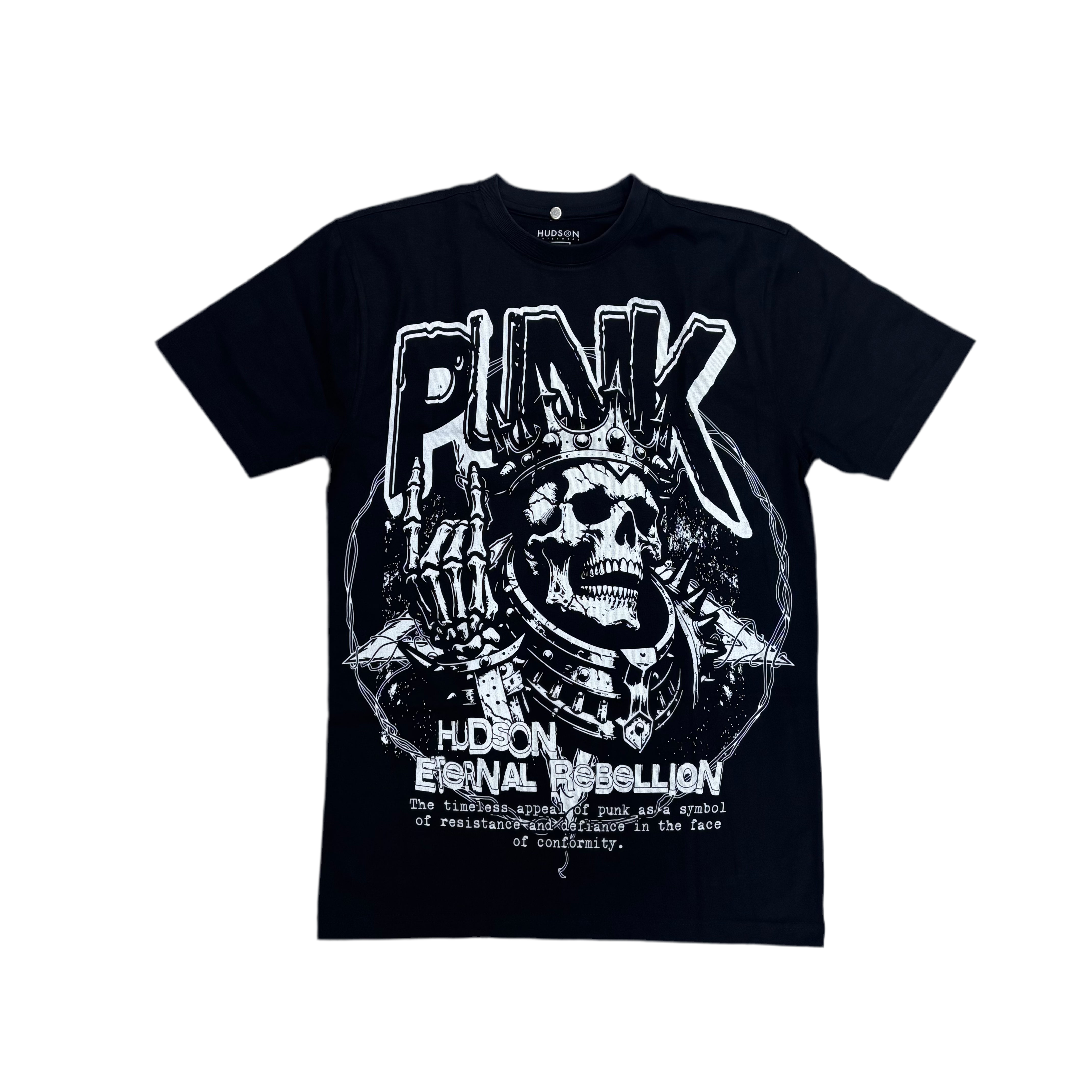 Hudson Punk T-Shirt Black/White 614