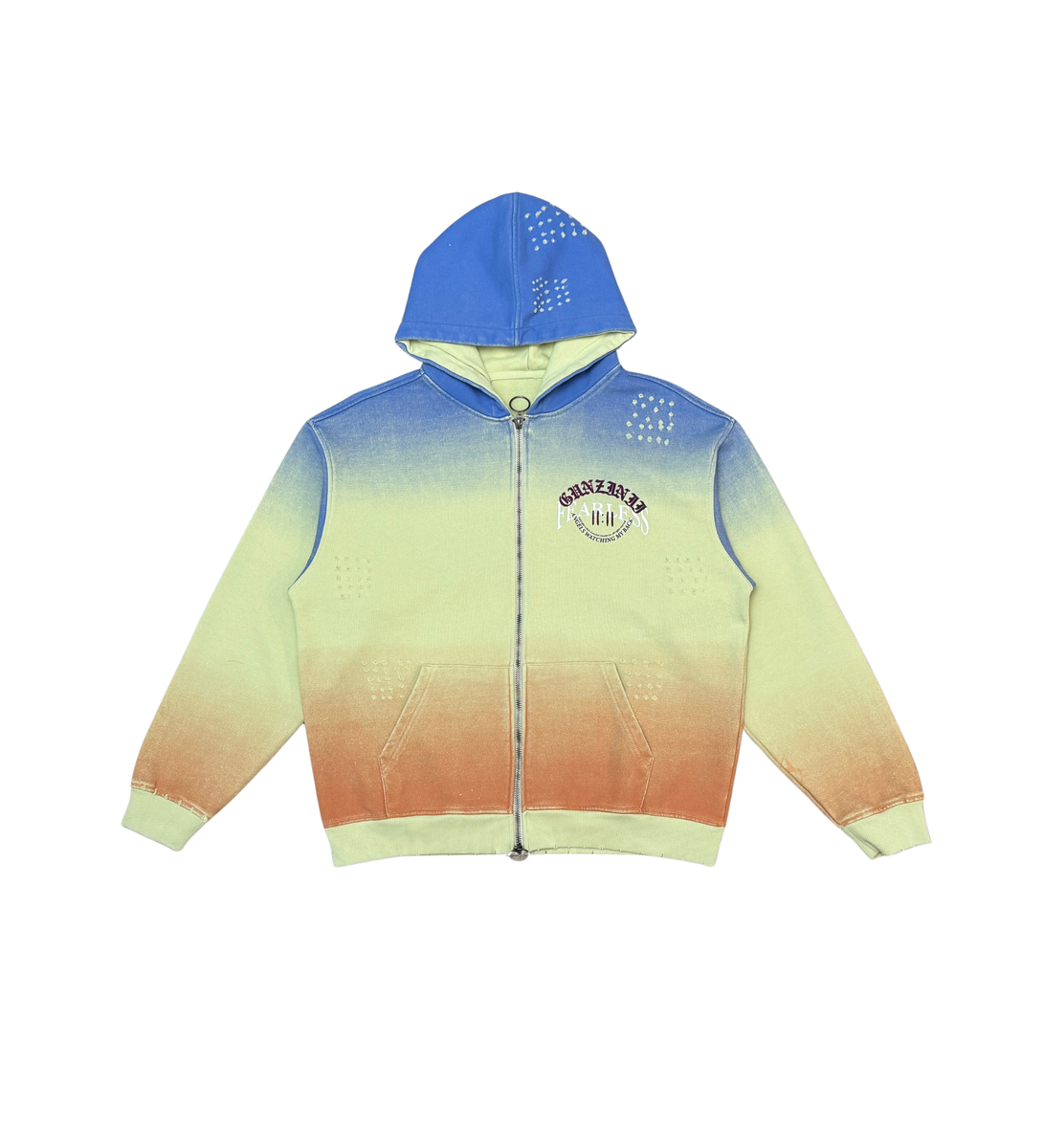 Gunzinii - Fearless Zip Hoodie - D.SAGE - GZ538