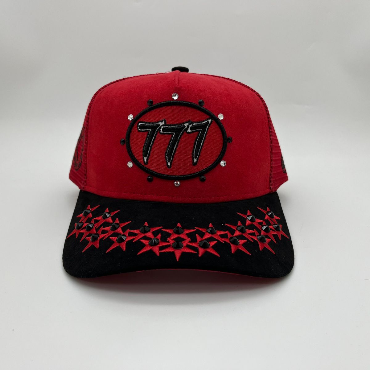 Hudson - 777 Circle Trucker hat - RED V1