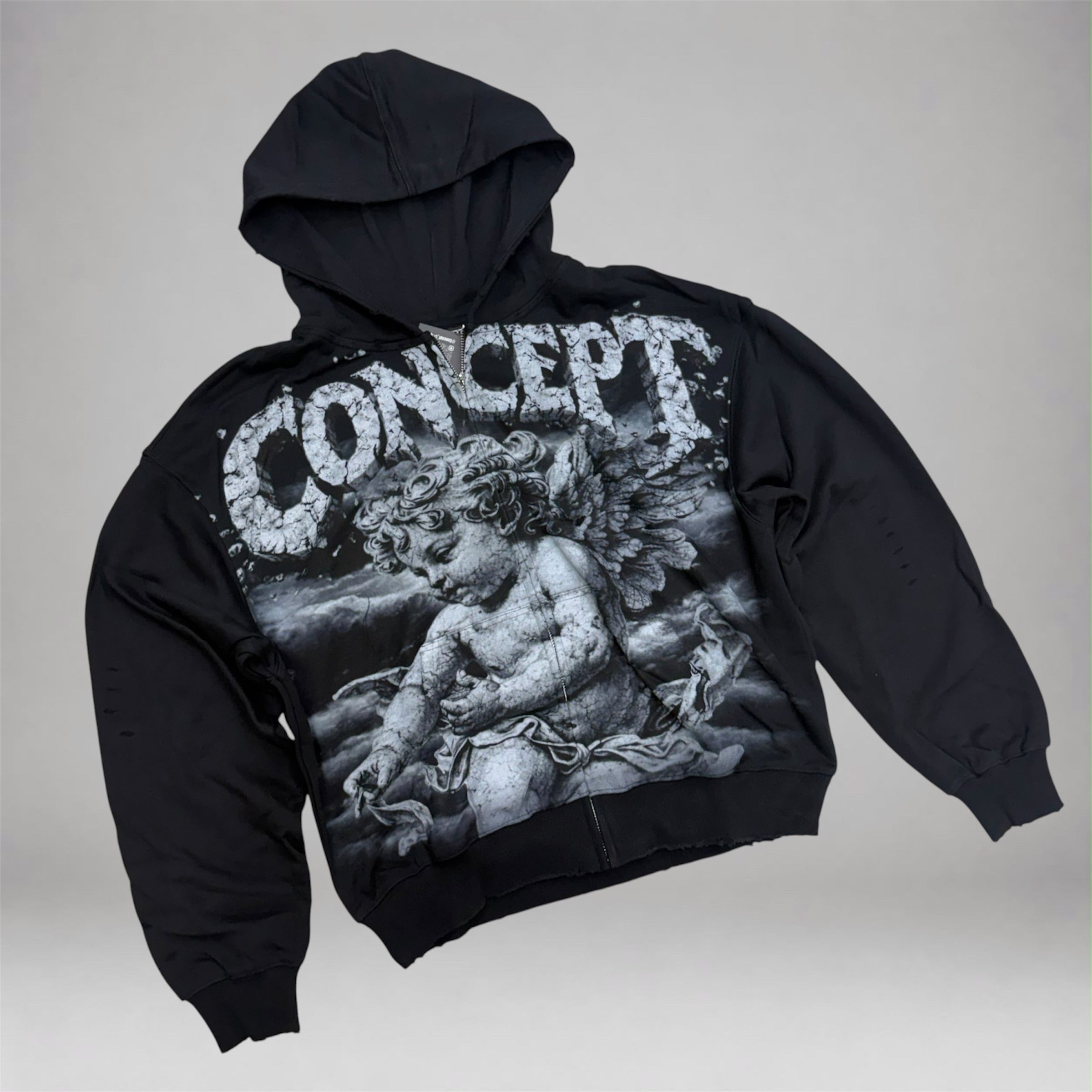 Con - Cherub 1 Zip Hoodie - Black 7