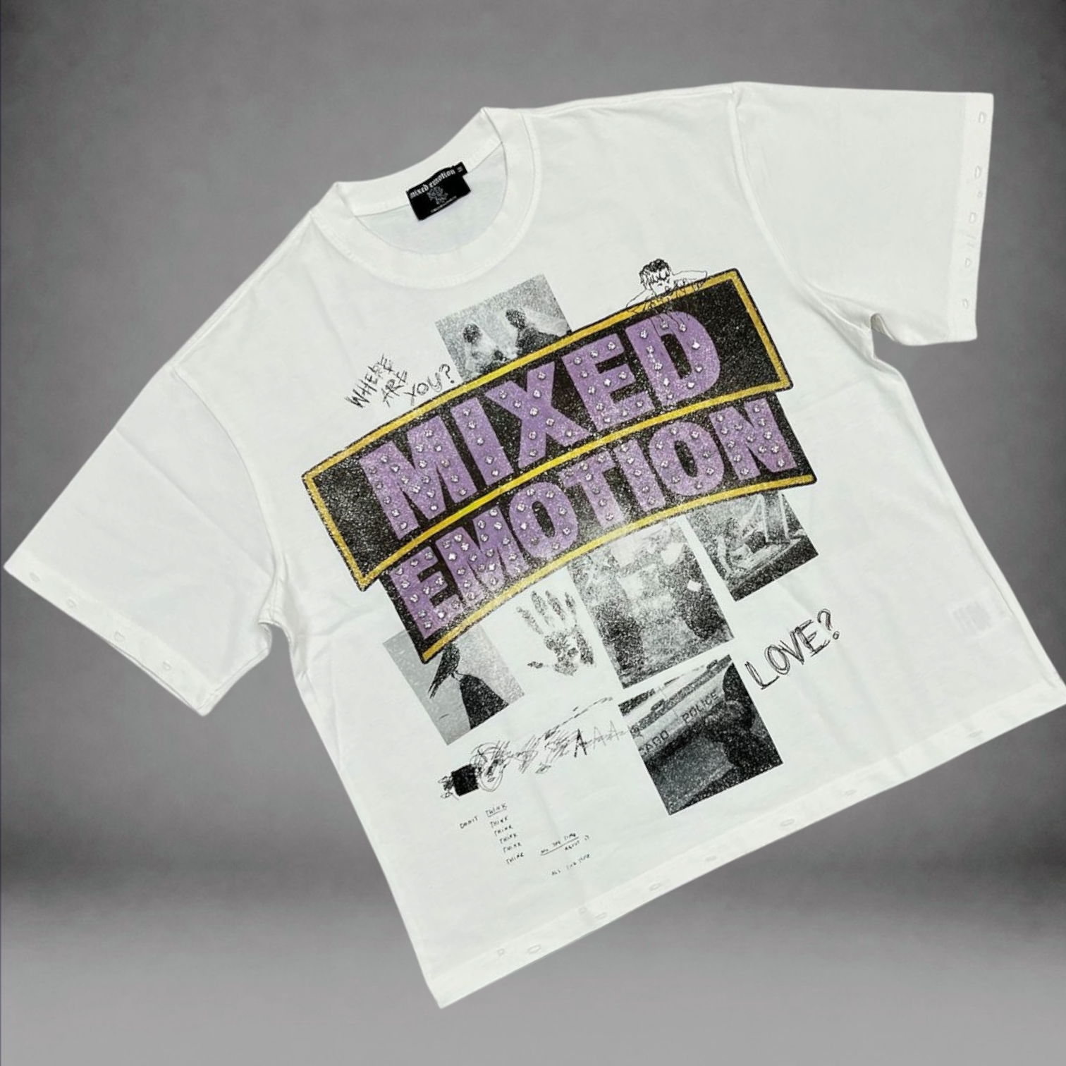 Mixed Emotions- Identity T-shirt - white