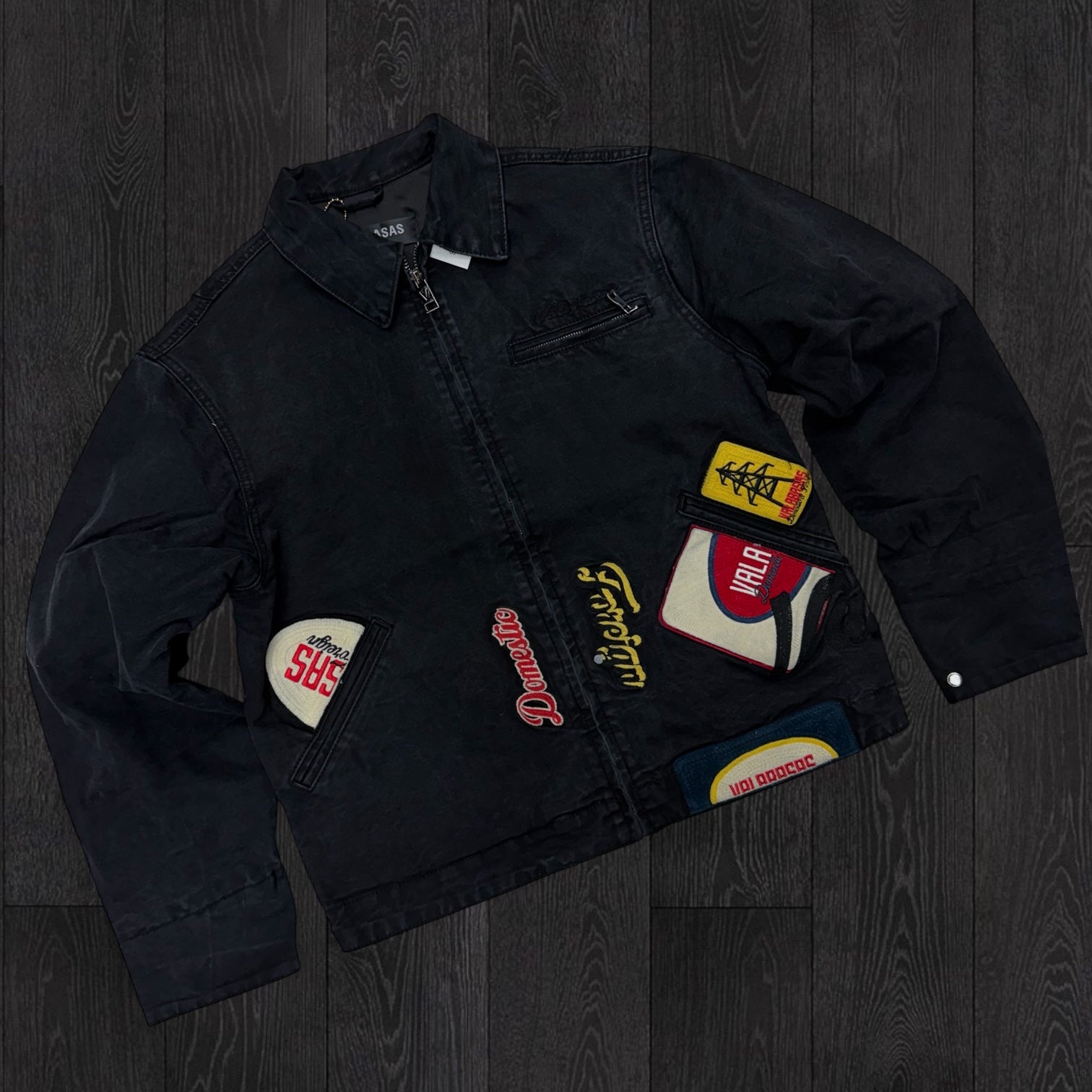 Valabasas - foreign Denim Jacket Black - 1007