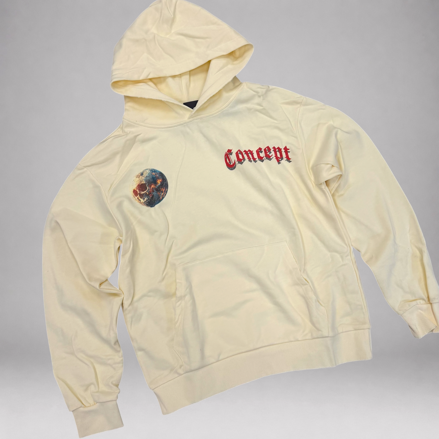 Con - Astronaut Space Hoodie - Cream 002