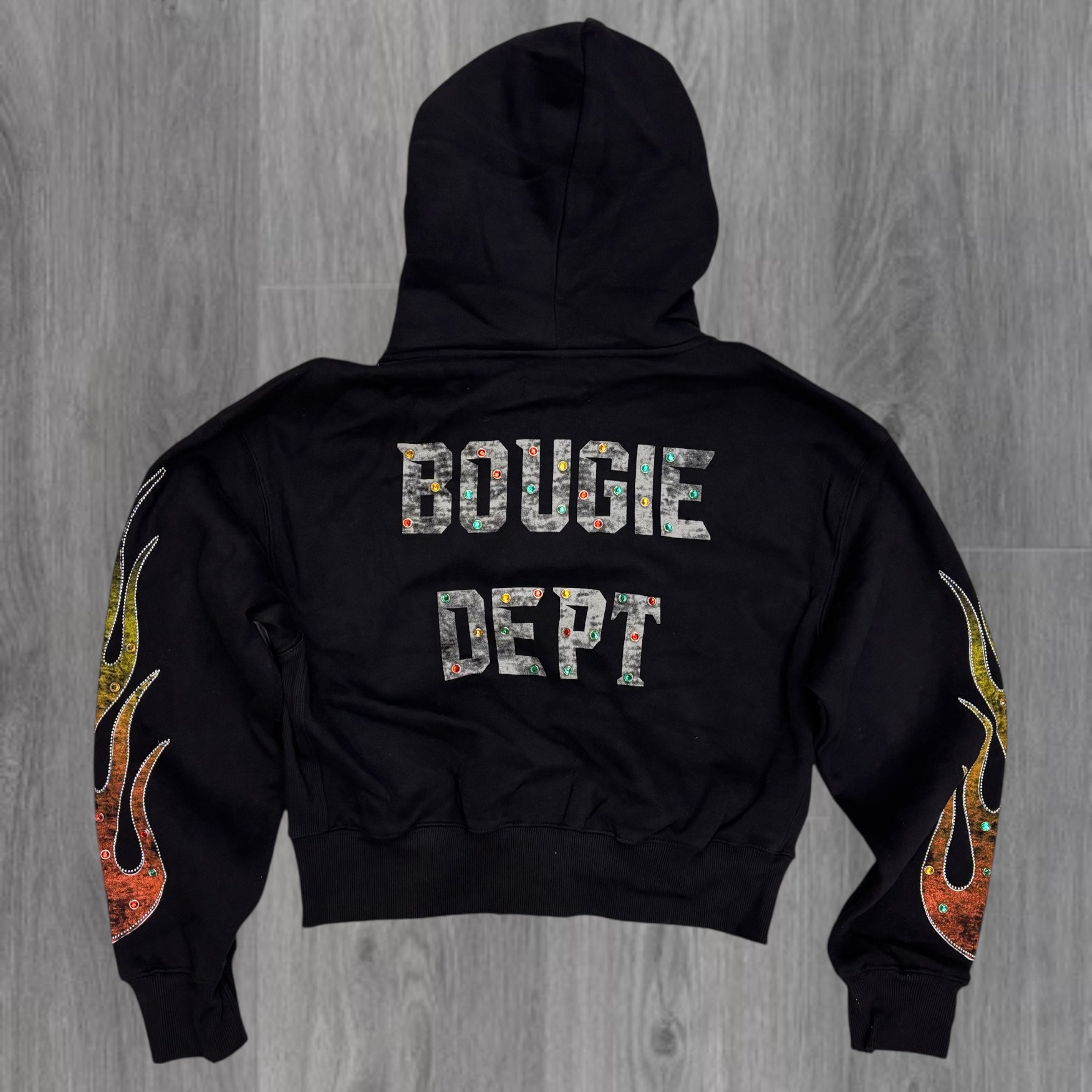 BOUGIE - Women Flare Sweatsuit - BLK