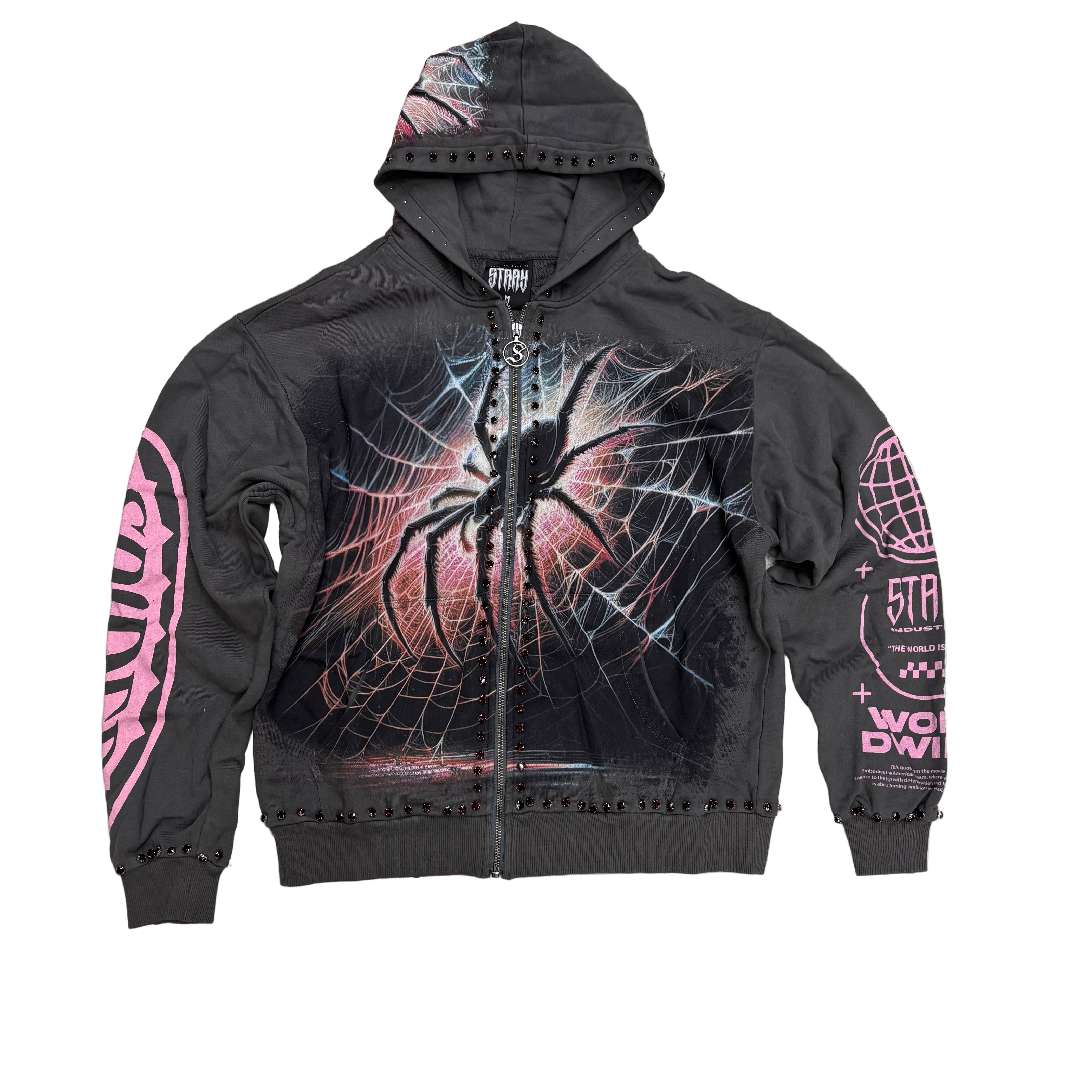 Stray - WEB Zip Up Hoodie - CHRCL - 1546
