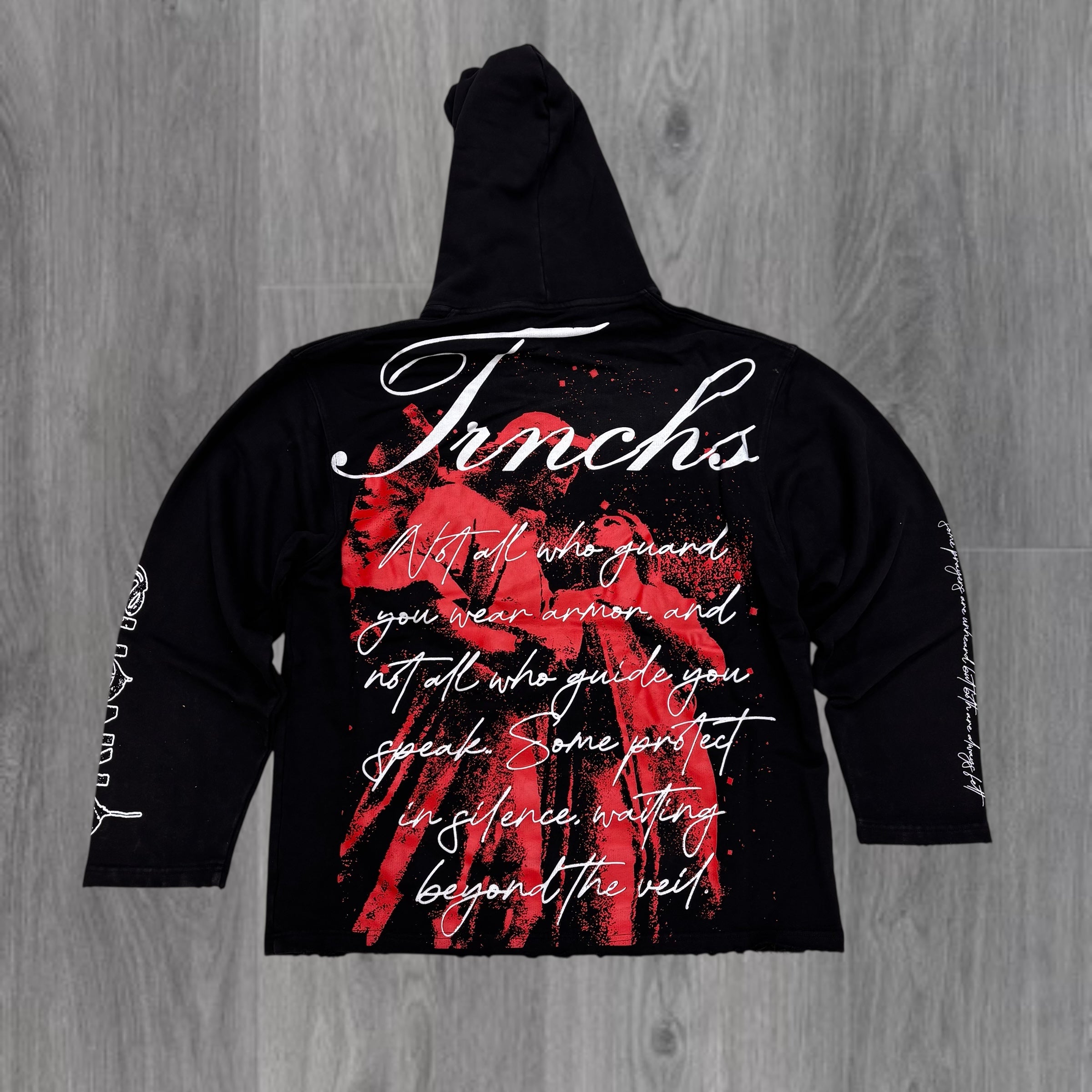 TRNCHS - GUIDED GHOSTS Hoodie - BLK - 07