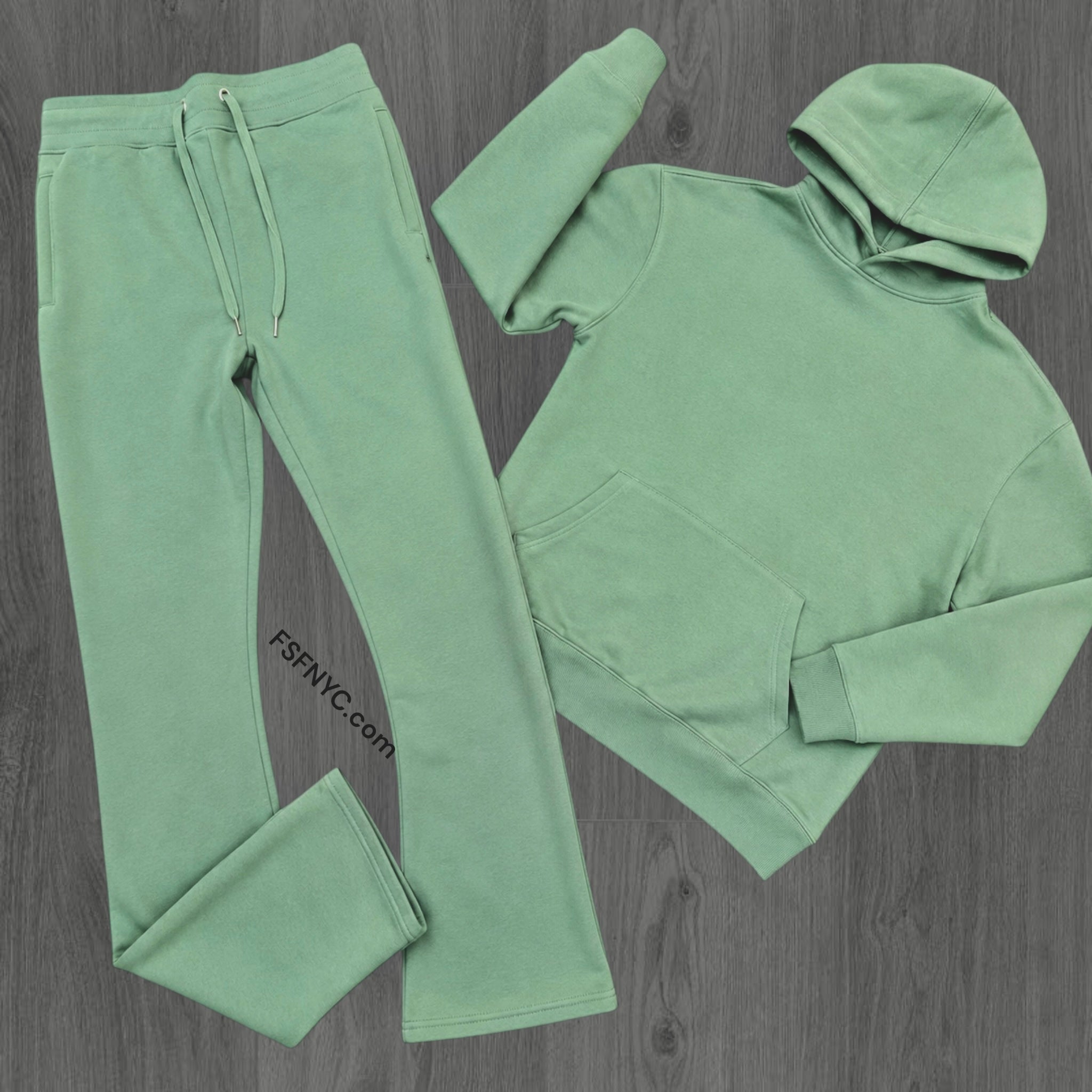 SWEAT STACKED HOODIE